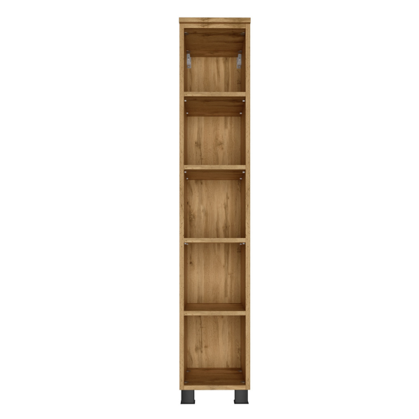 Armoire salle de bain ouverte Malvo 25cm 4 étagères - chêne - Image 6