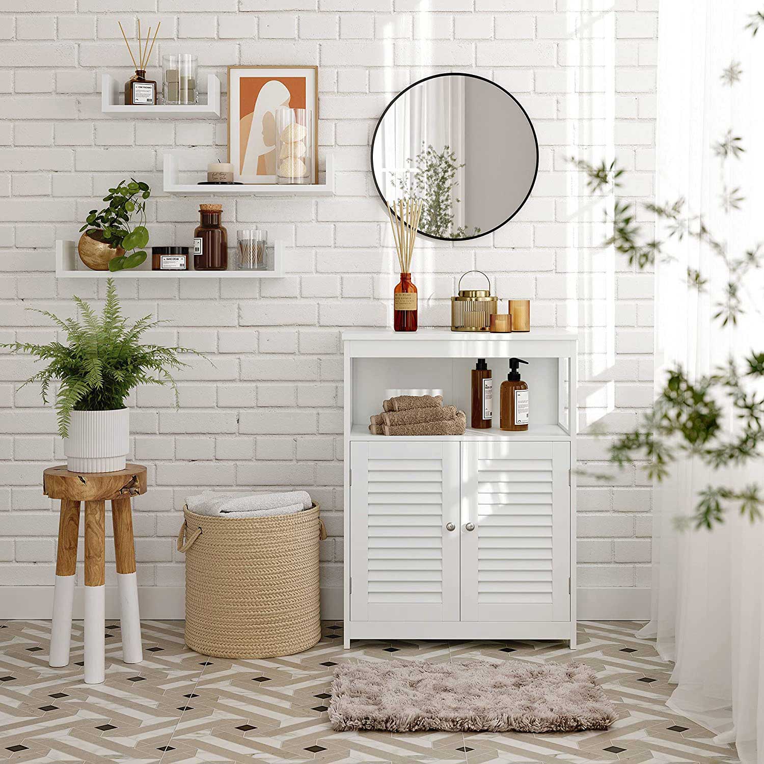 Armoire salle de bains Maggy 60cm - blanc - Image 3