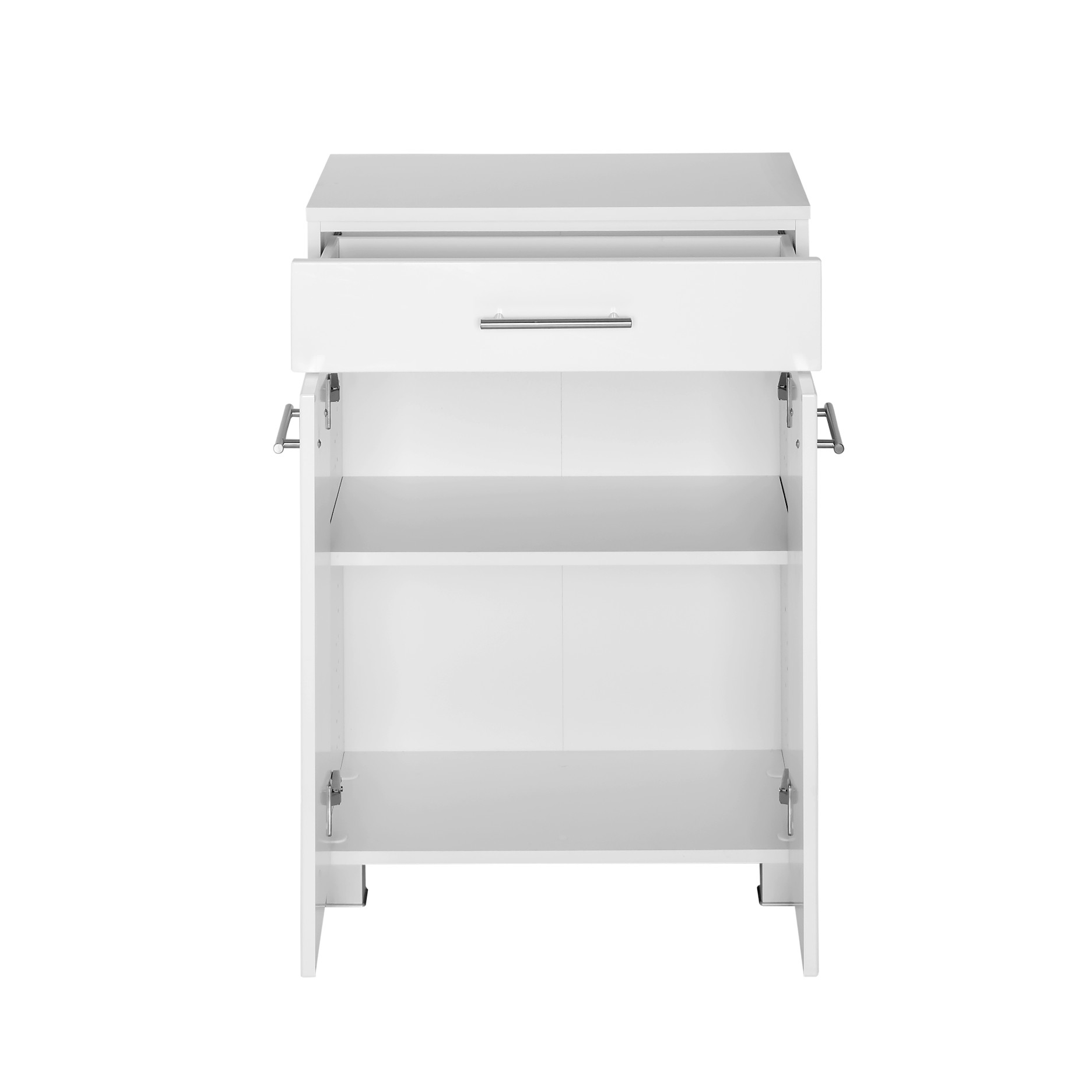 Armoire salle de bains Pollet 60cm 1 tiroir et 2 portes - blanc - Image 11