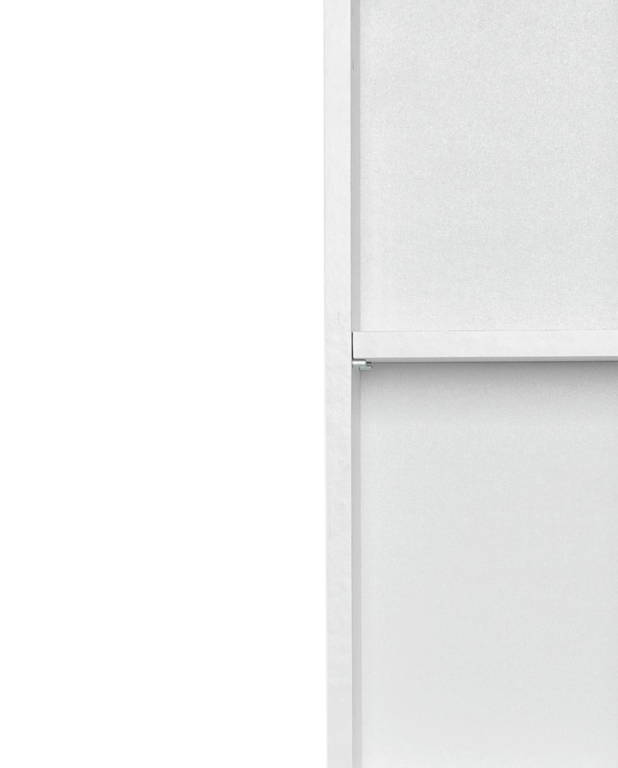 Armoire salle de bains Ricca 25cm 1 porte & 1 tiroir - blanc/gris clair - Image 5