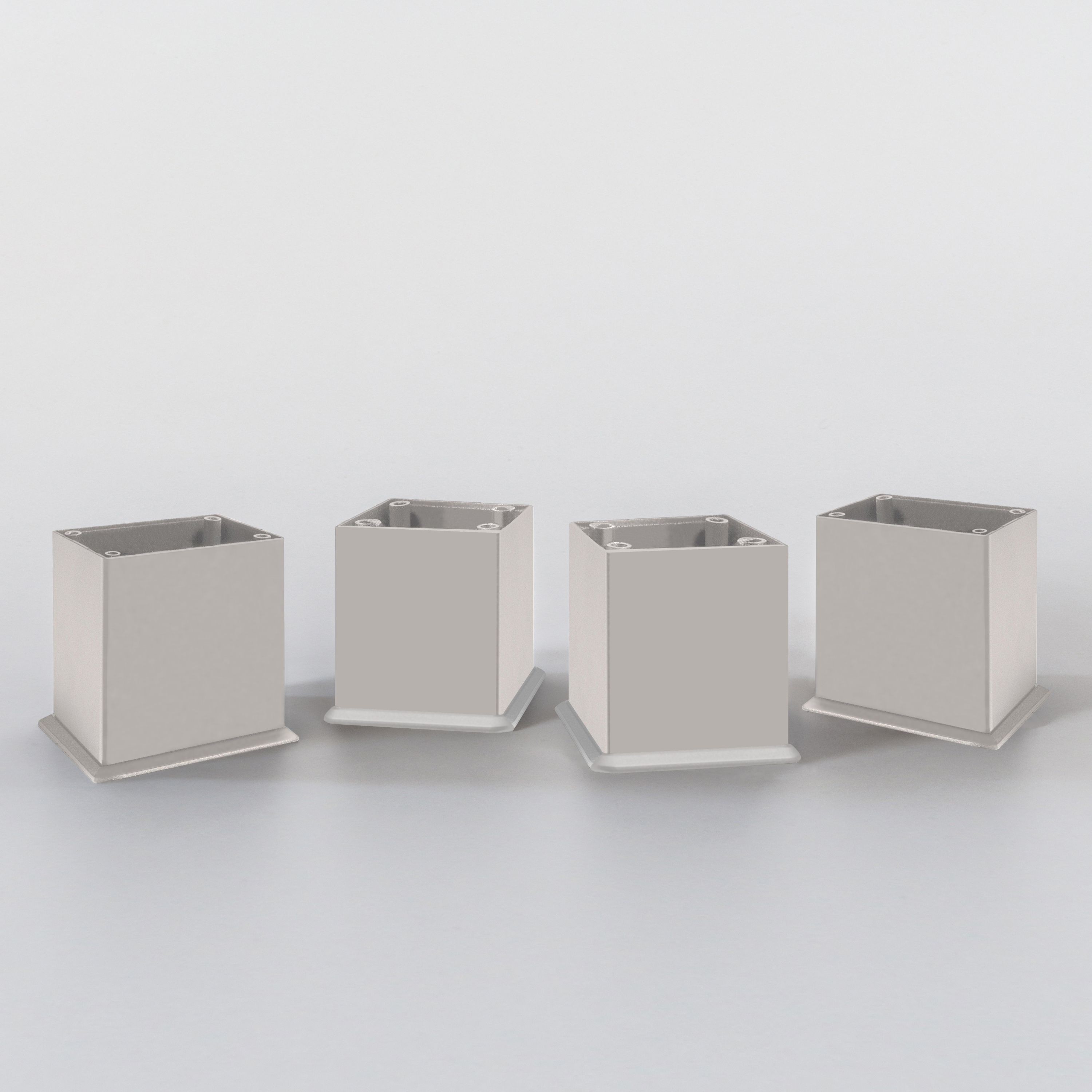 Armoire salle de bains Sefa 90cm 2 portes - chêne/blanc - Image 4