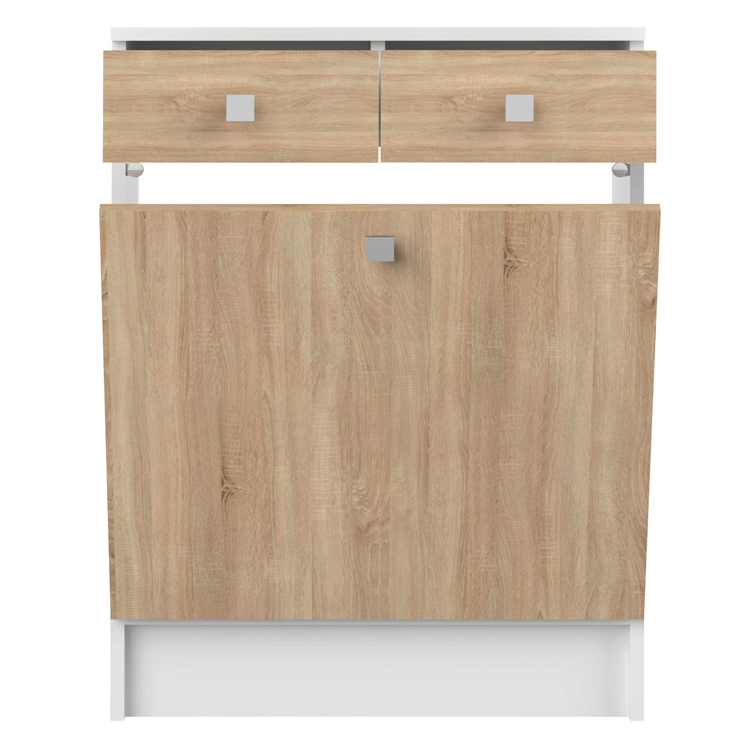 Armoire salle de bains Variety - blanc/chêne - Image 7