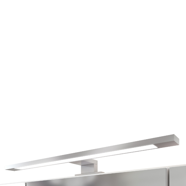 Armoire toilette Karan 60cm 3 portes avec éclairage - anthracite - Image 6