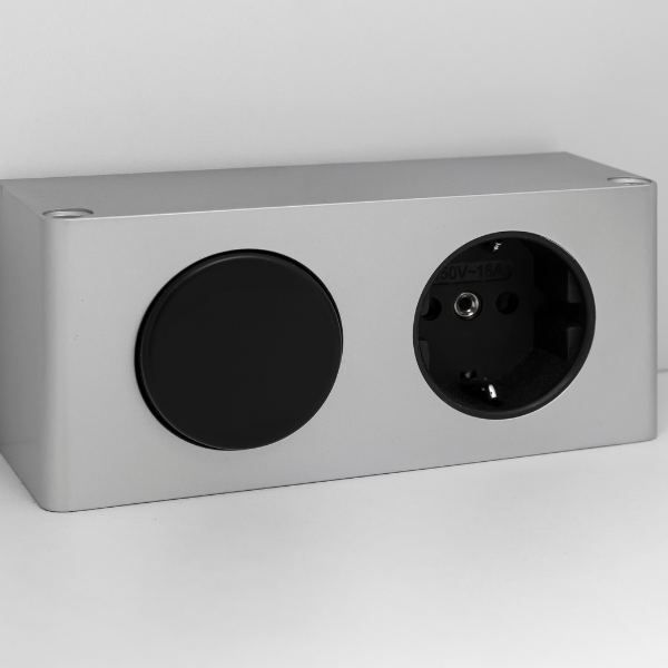 Armoire toilette Karan 60cm 3 portes avec éclairage - chêne - Image 6