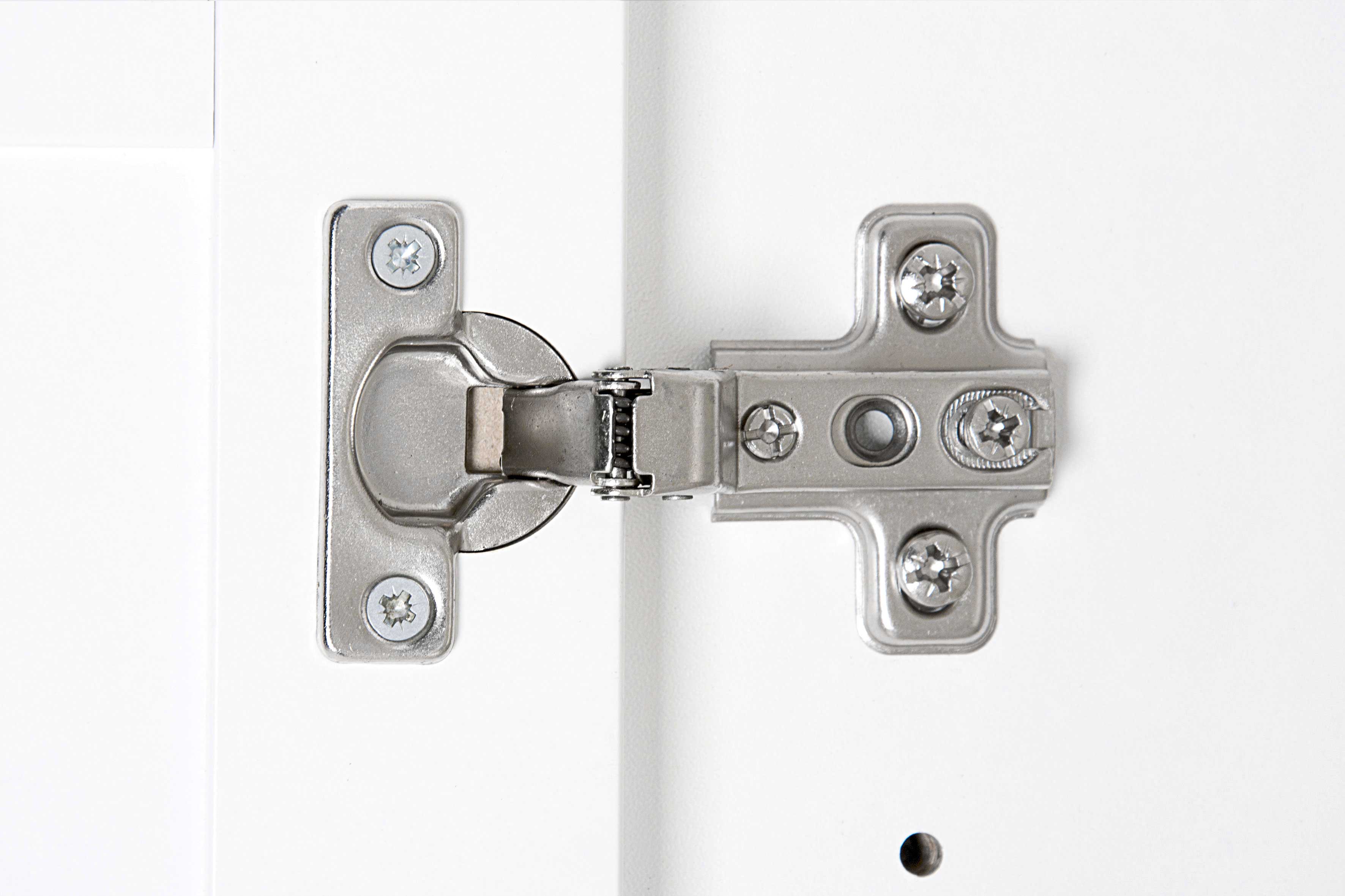 Armoire vitrée Landwood esprit campagne - blanc - Image 4