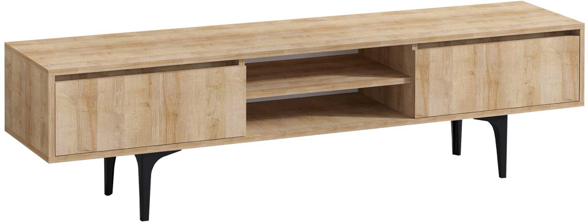 Artemis Meuble TV | 100 % MÉLAMINE | Chêne - Image 4