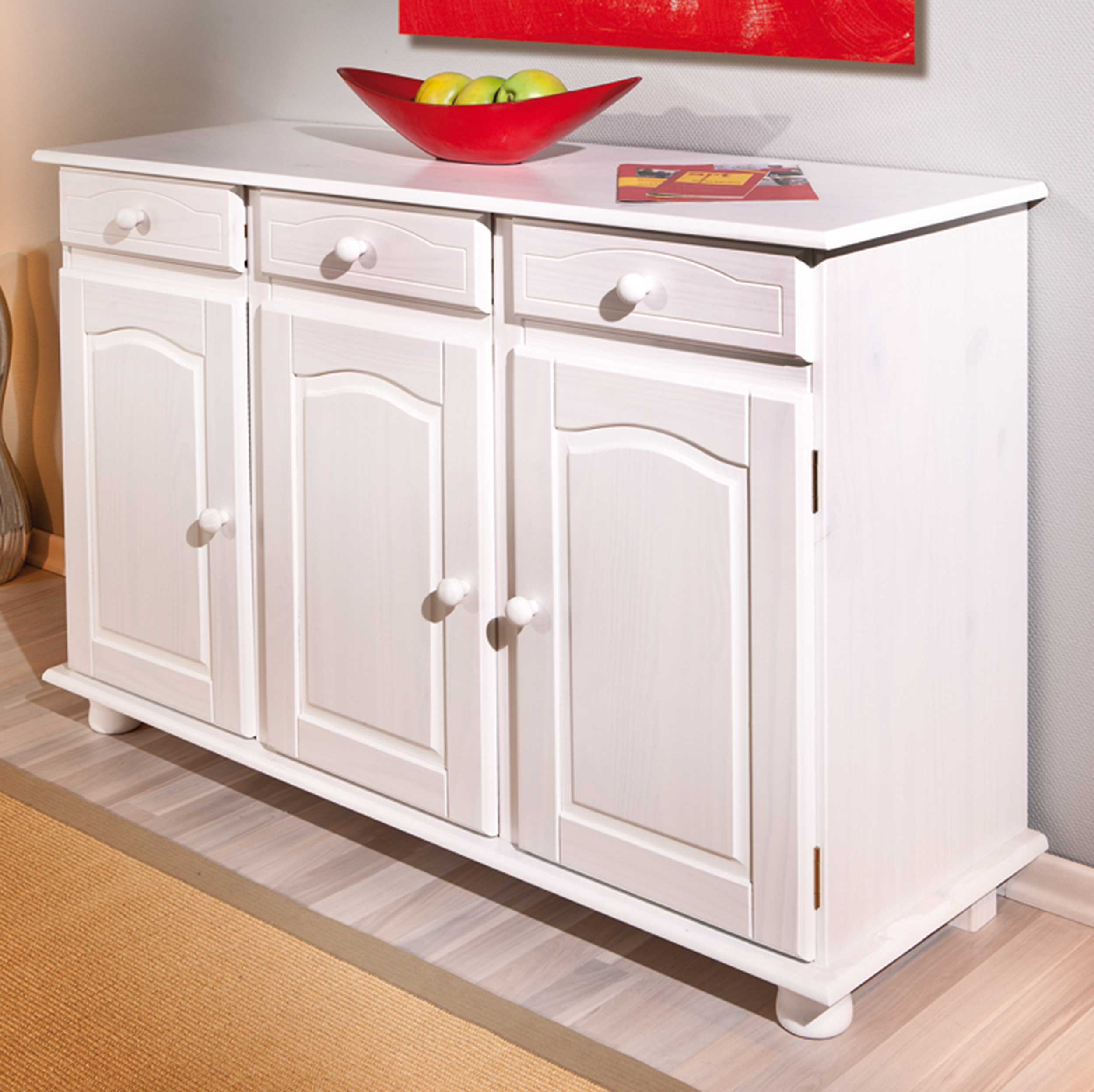 Bahut Abaco (3 portes) - blanc