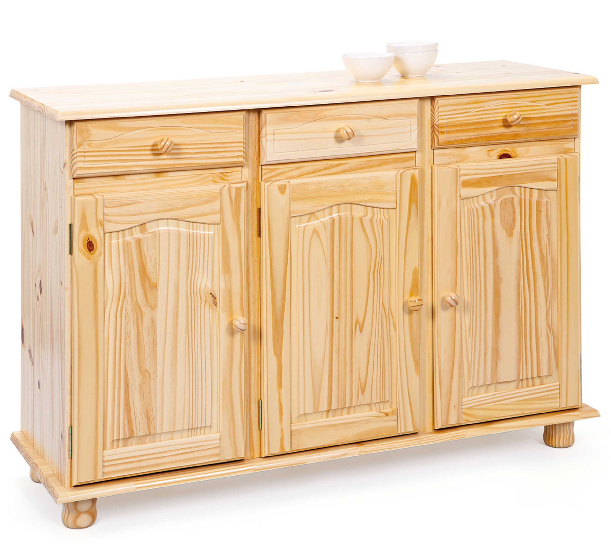 Bahut Abaco (3 portes) - brun - Image 2