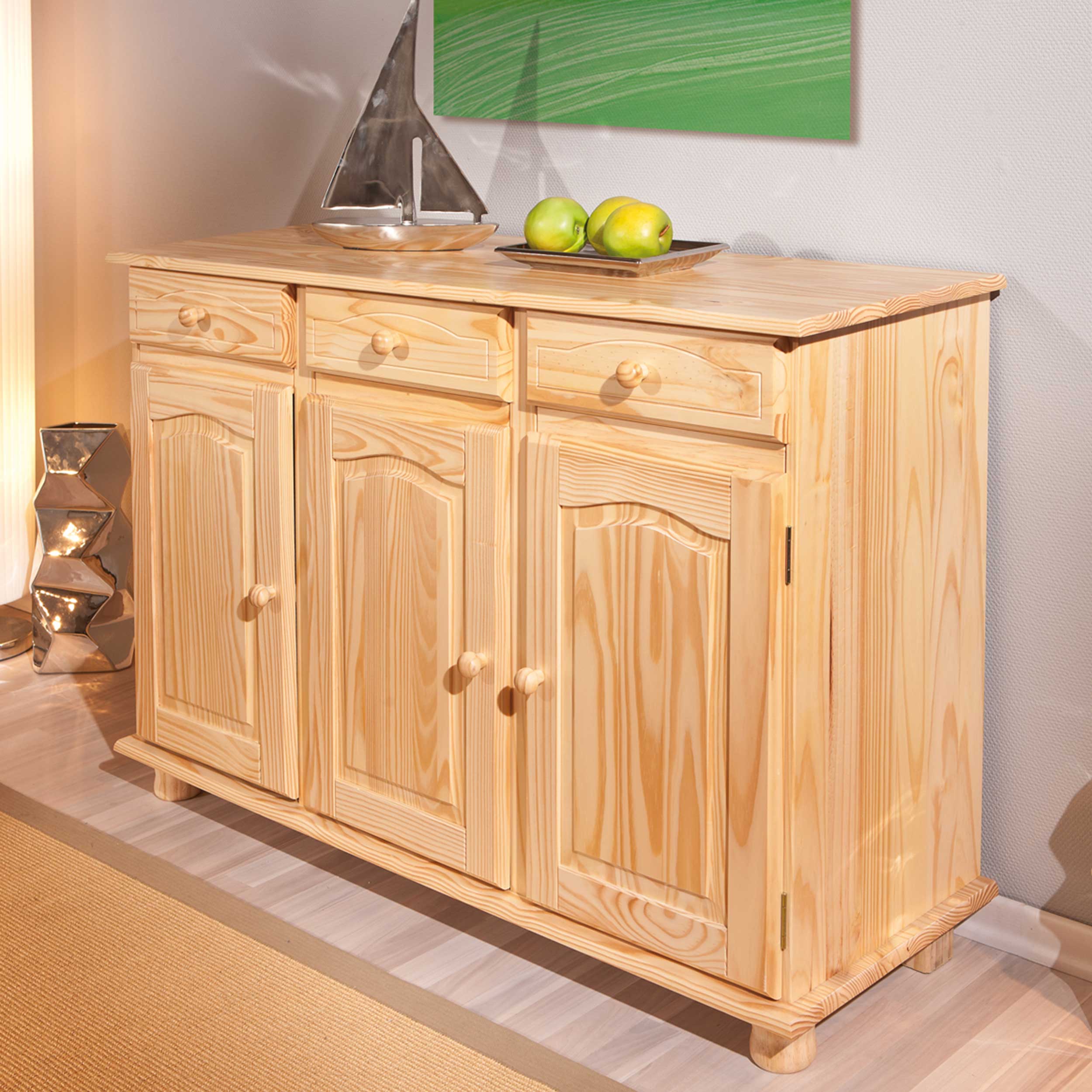 Bahut Abaco (3 portes) - brun