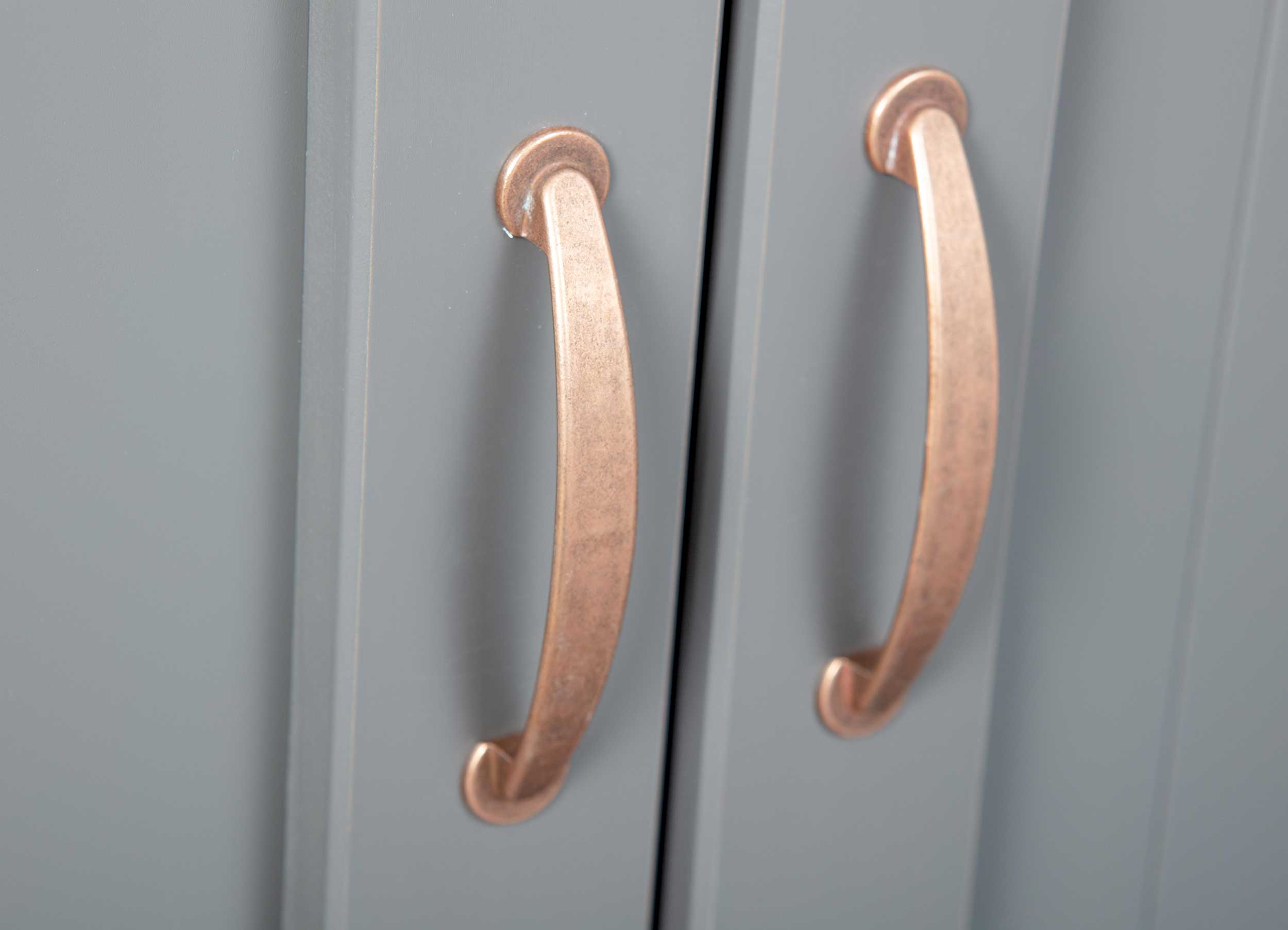 Bahut Cerci 131cm à 3 portes & 3 tiroirs - gris - Image 2