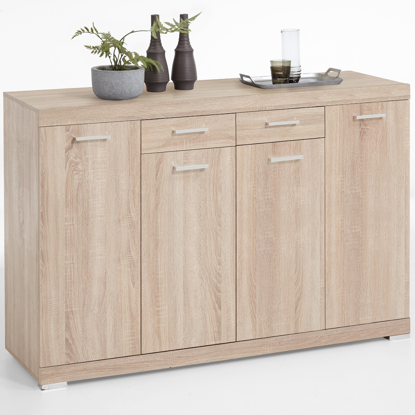 Bahut Cristal 160x109x50 - chêne