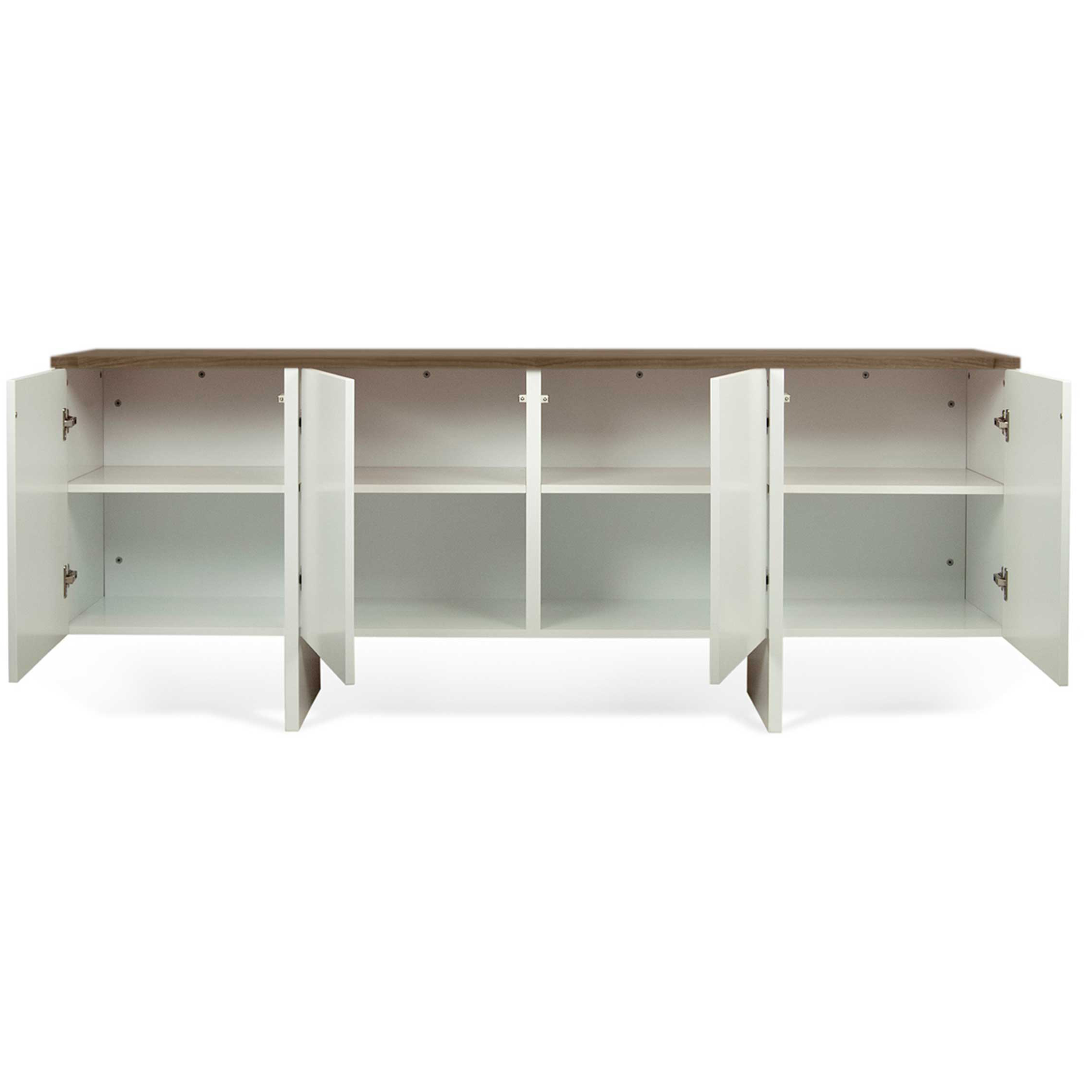 Bahut Echo - blanc/noyer - Image 9