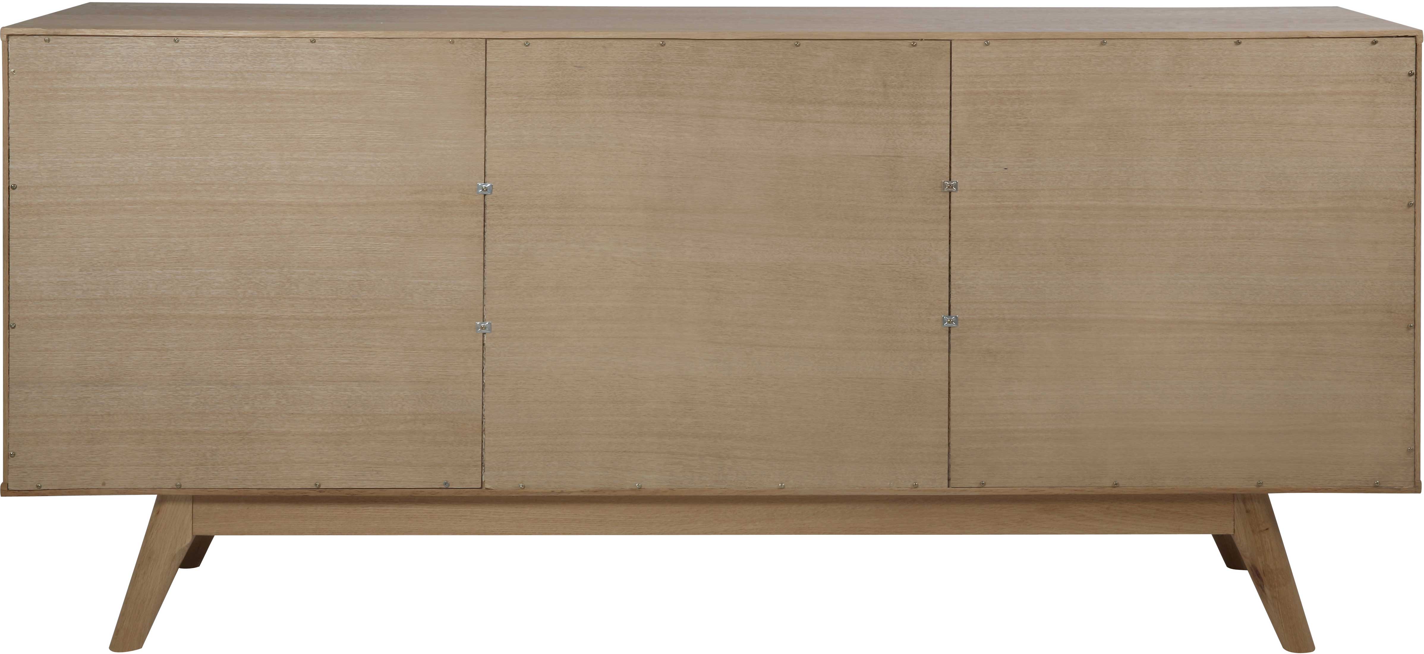 Bahut Merza 180cm 2 portes & 4 tiroirs -chêne - Image 2