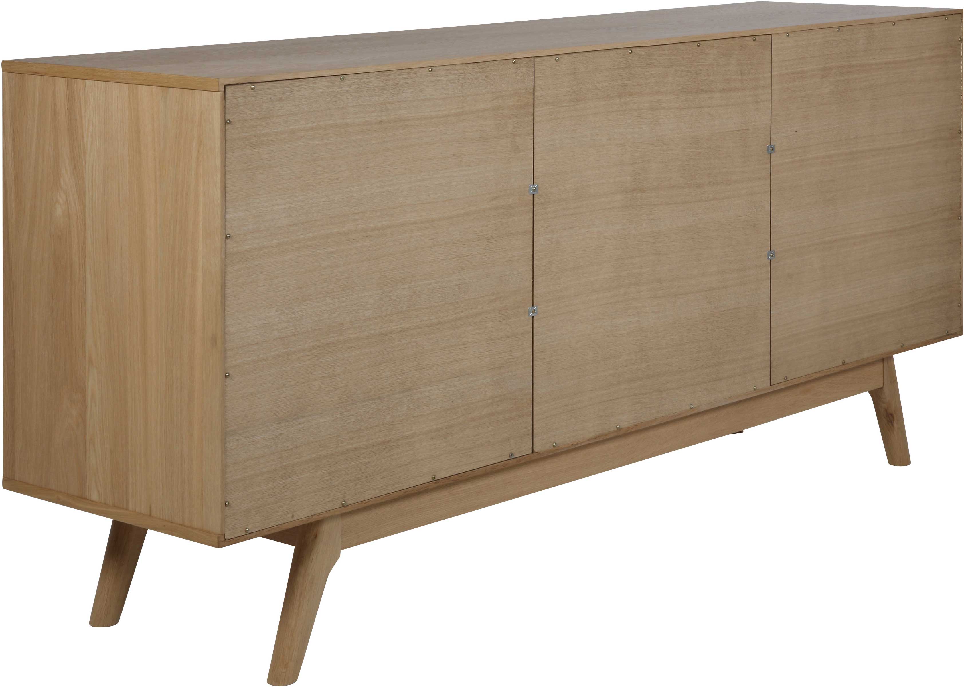 Bahut Merza 180cm 2 portes & 4 tiroirs -chêne - Image 5