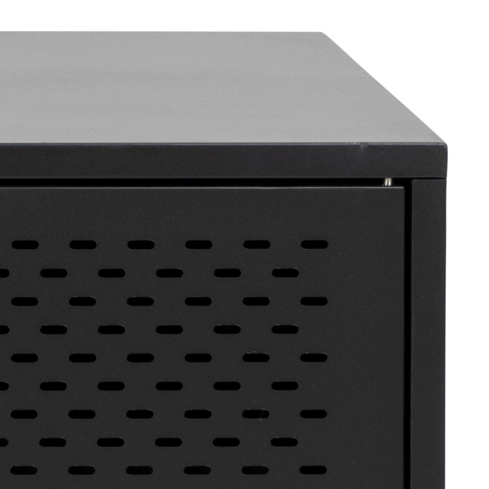 Bahut Nebas 160cm, 3 portes - noir - Image 4