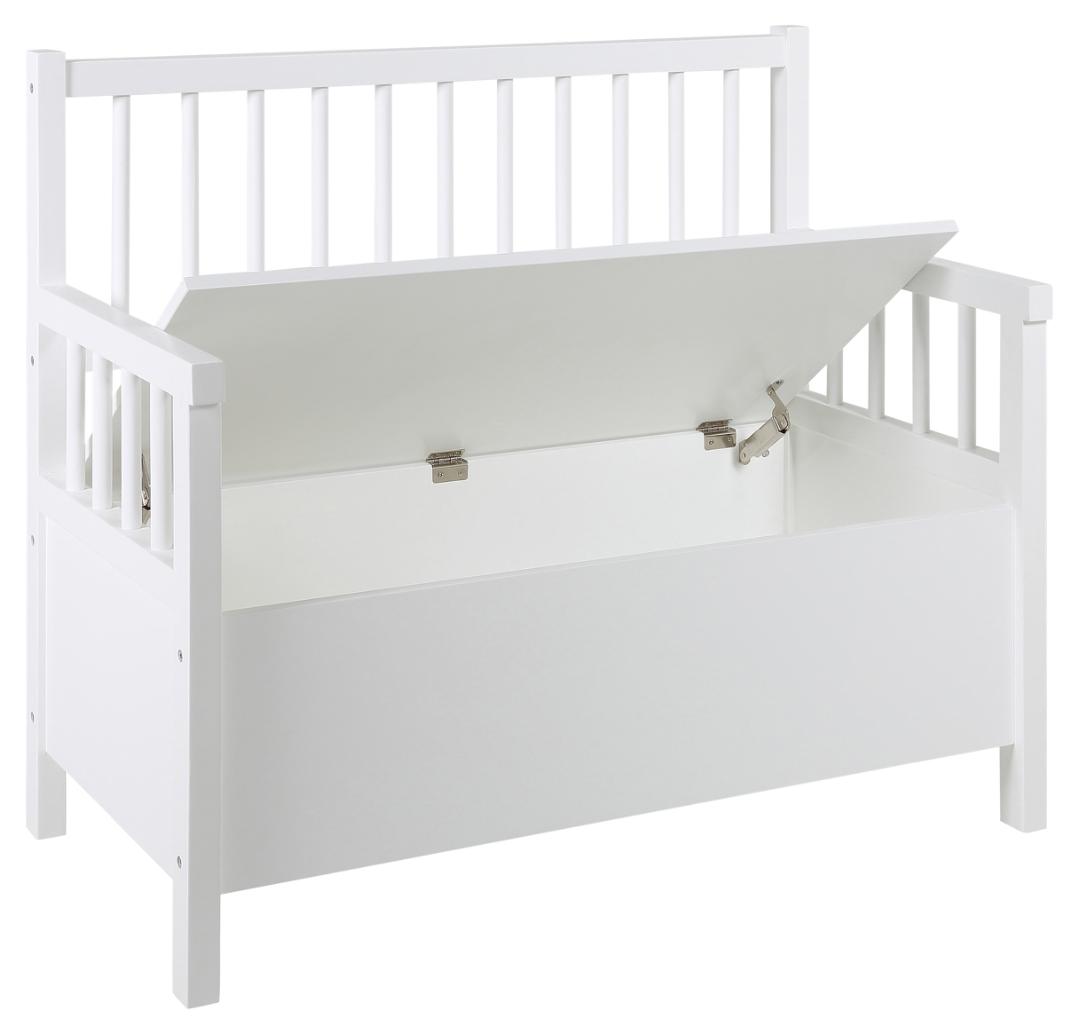 Banc Aster avec espace de rangement - beige/blanc - Image 6
