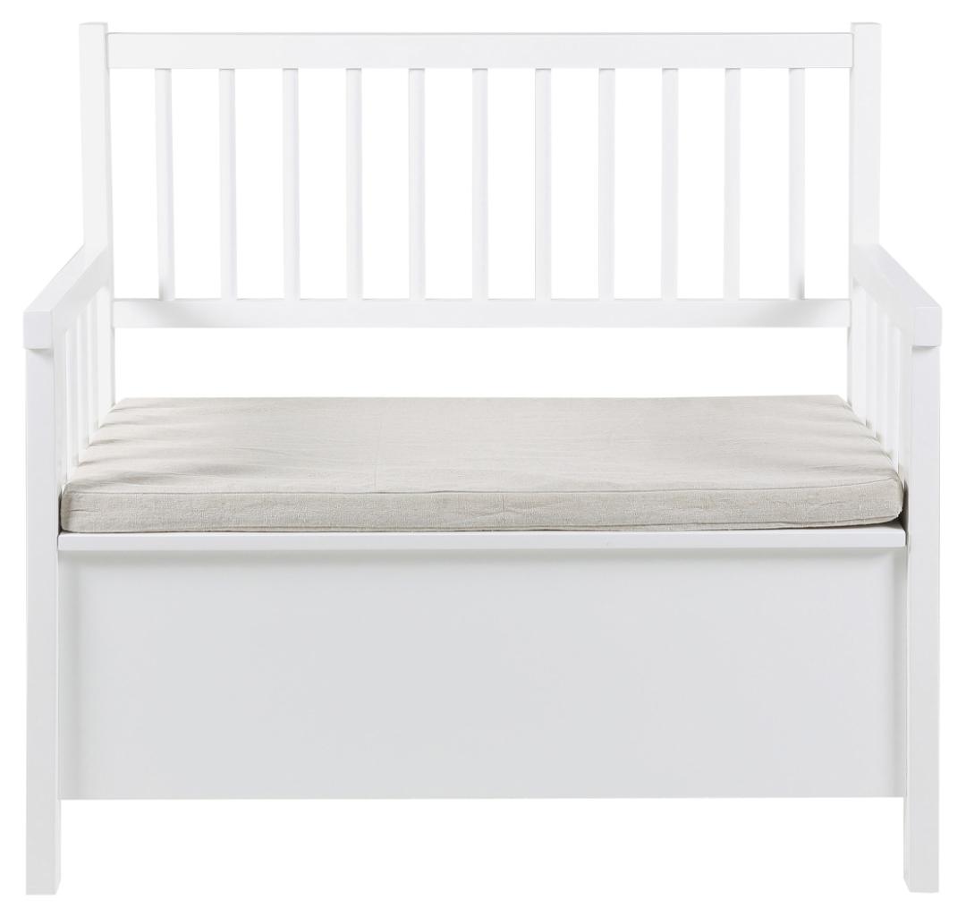Banc Aster avec espace de rangement - beige/blanc - Image 7