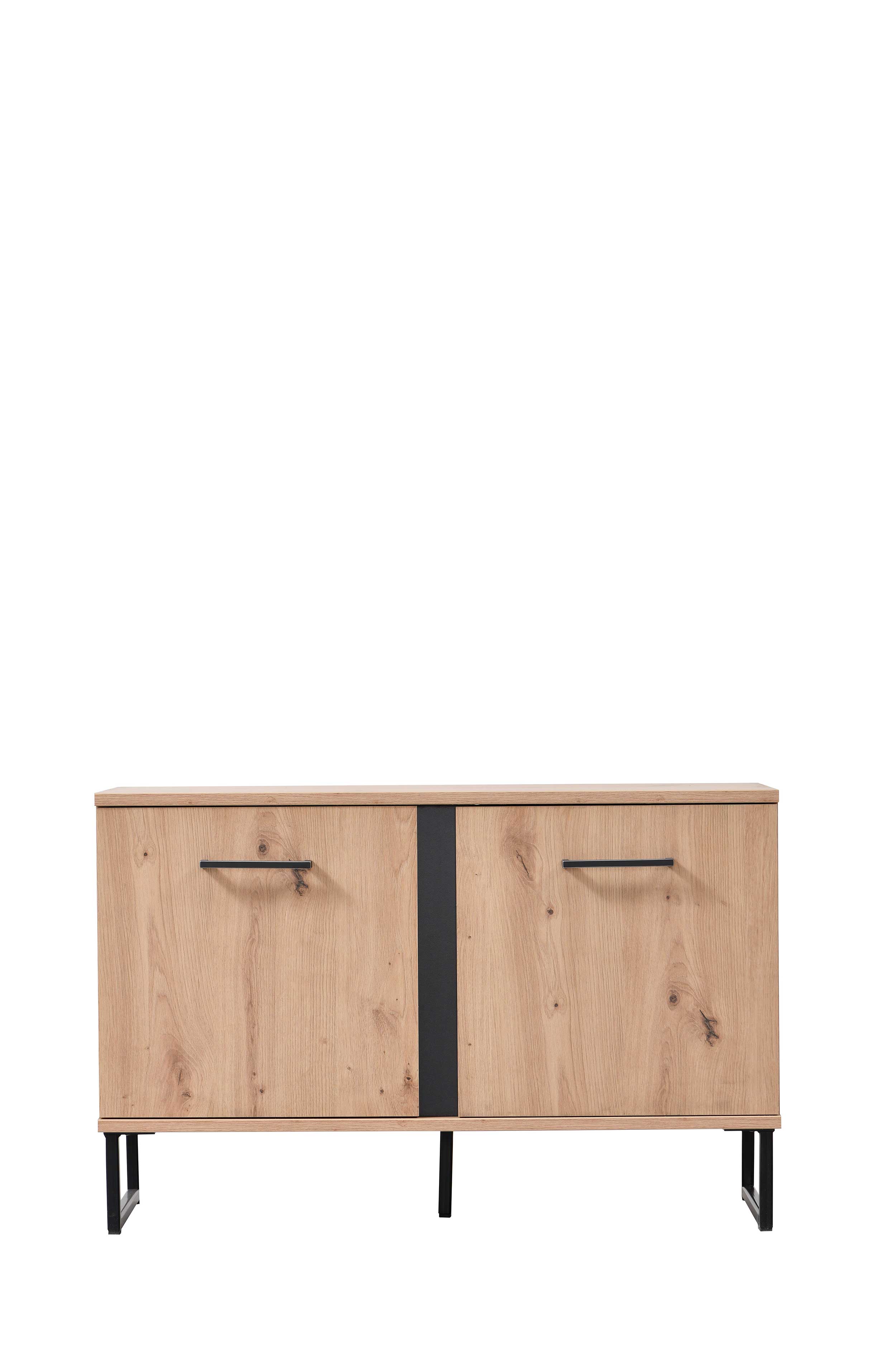 Banc d'entrée Hoggas 84,5cm 2 portes & 1 tiroir - chêne - Image 4