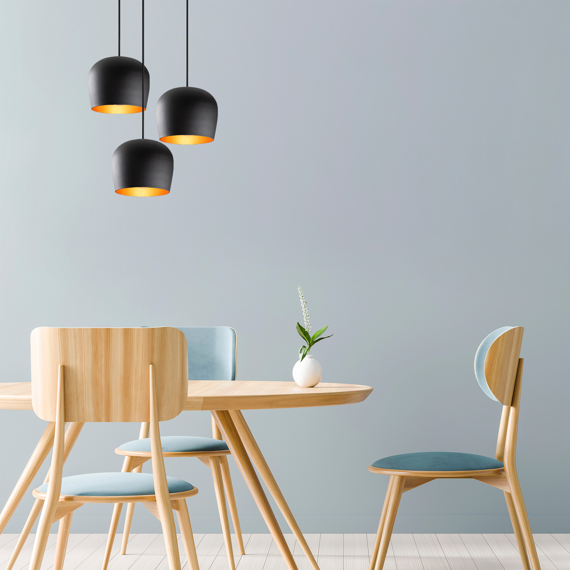 Berceste Lustre | CORPS EN FER | Noir - Image 7