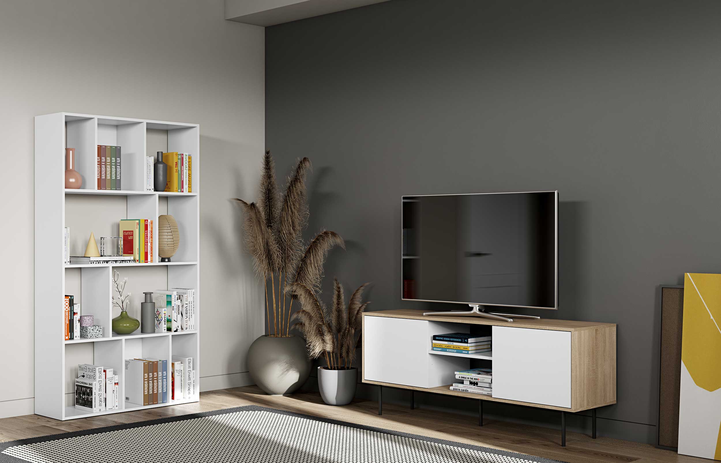 Bibliothèque Calgary - blanc - Image 9