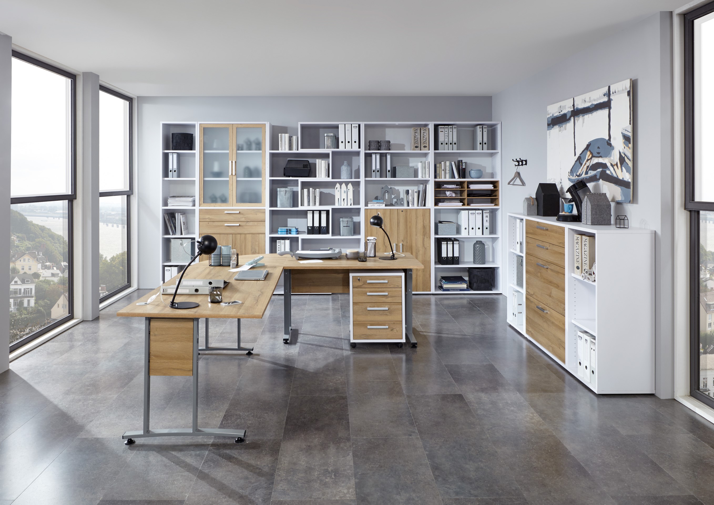 Bibliothèque Gabi - 3 niches étroite - Image 6