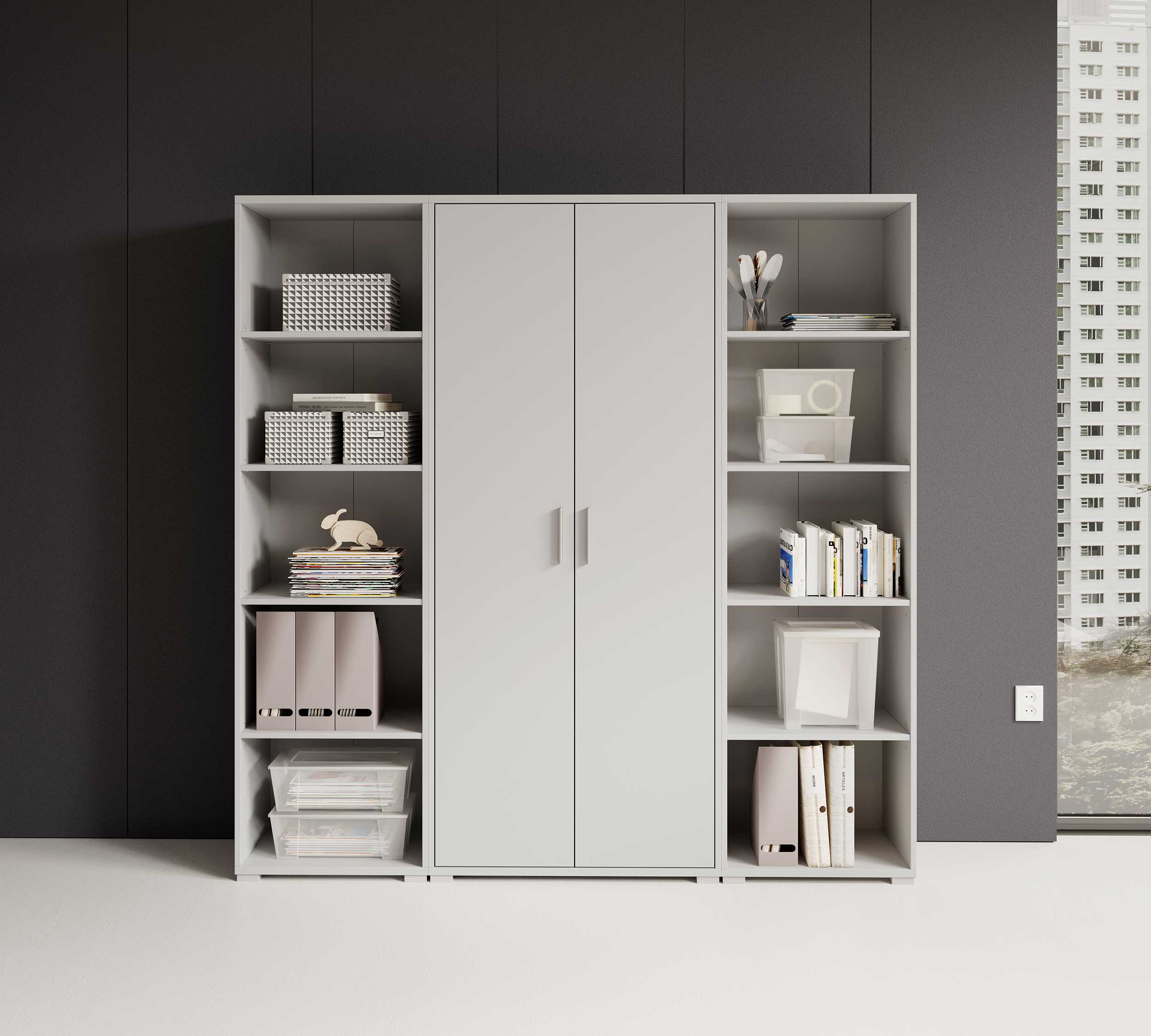 Bibliothèque haute Olaph - blanc - Image 7