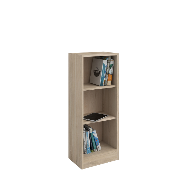 Bibliothèque Hobby 41 cm de longueur-2 étagères-chêne