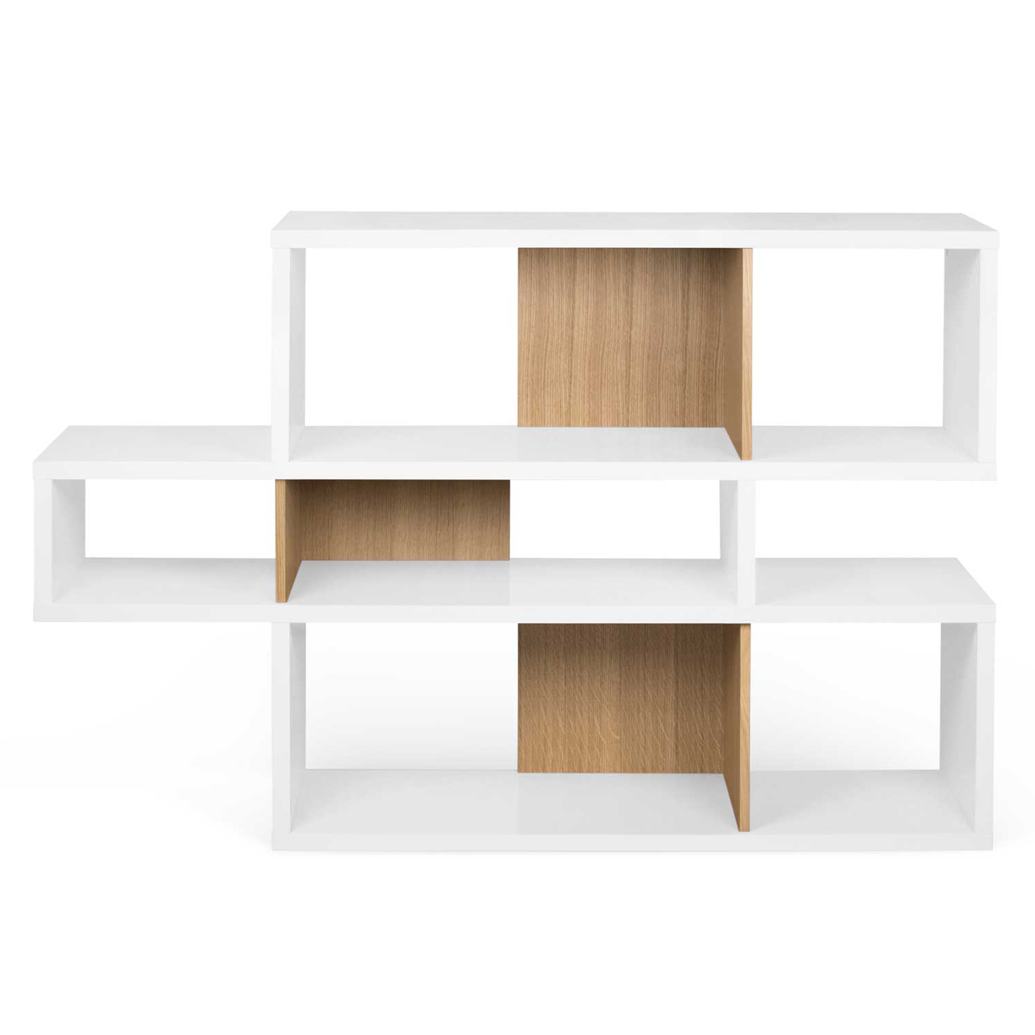 Bibliothèque Lisbon 1 - blanc/chêne - Image 7