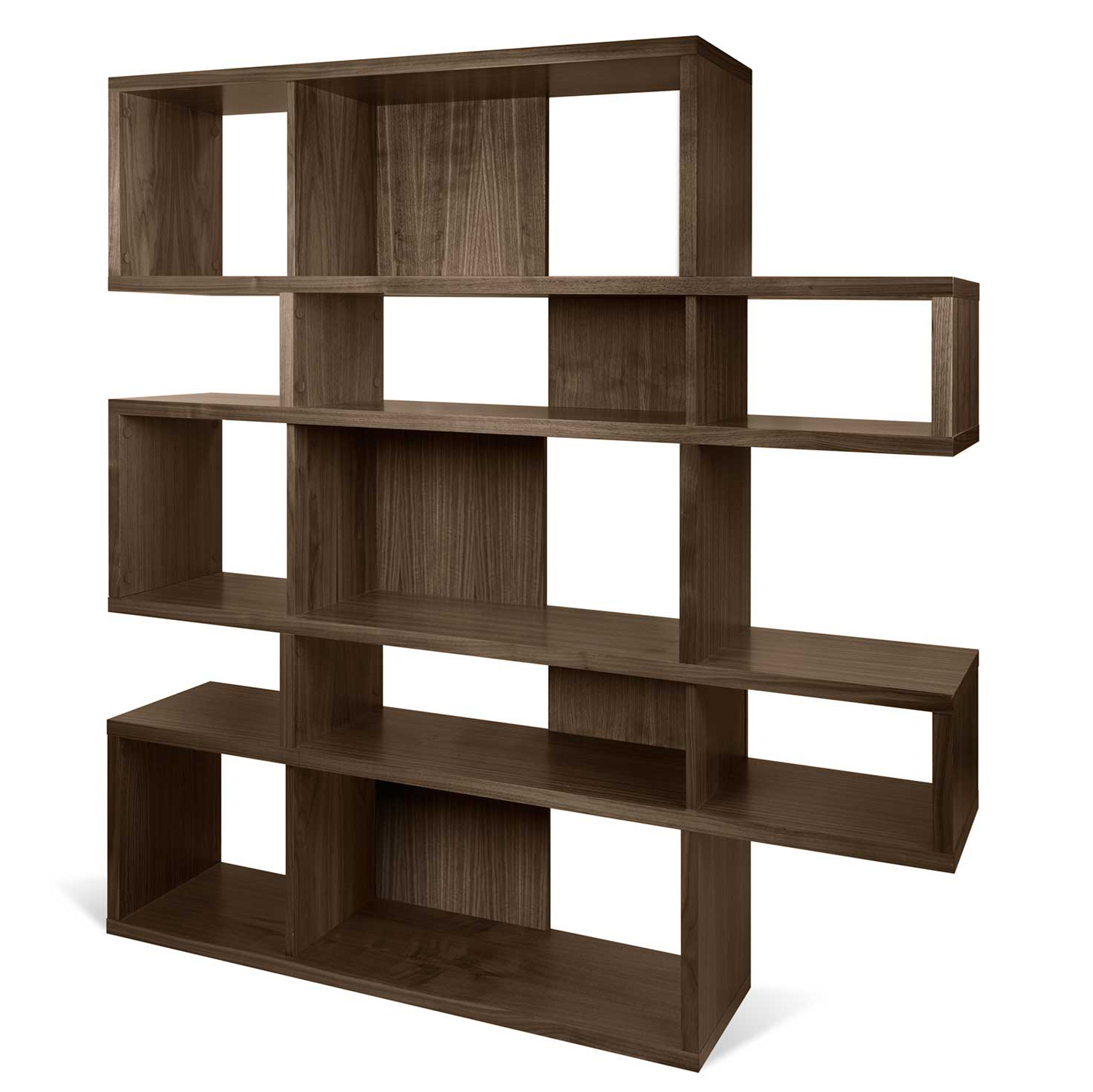 Bibliothèque Lisbon 2 - placage noyer - Image 5