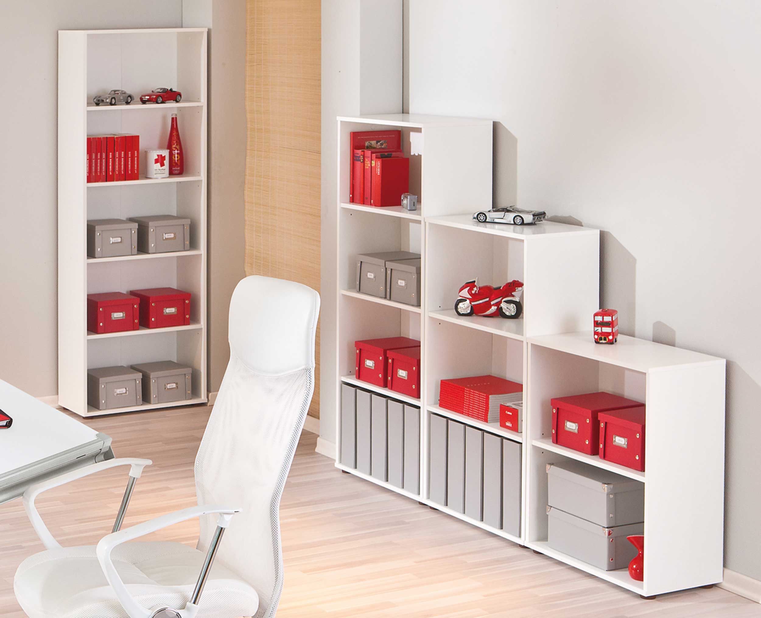 Bibliothèque Parini 4 compartiments - blanc - Image 7