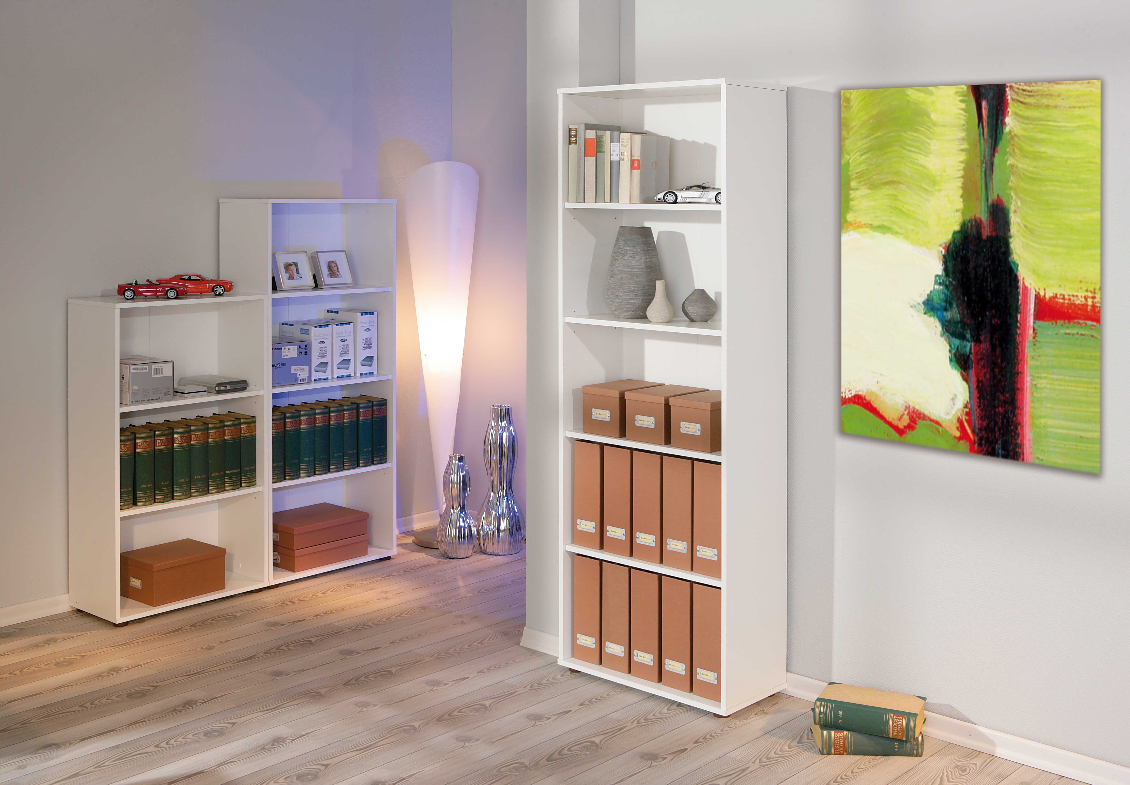 Bibliothèque Parini 5 compartiments - blanc - Image 4