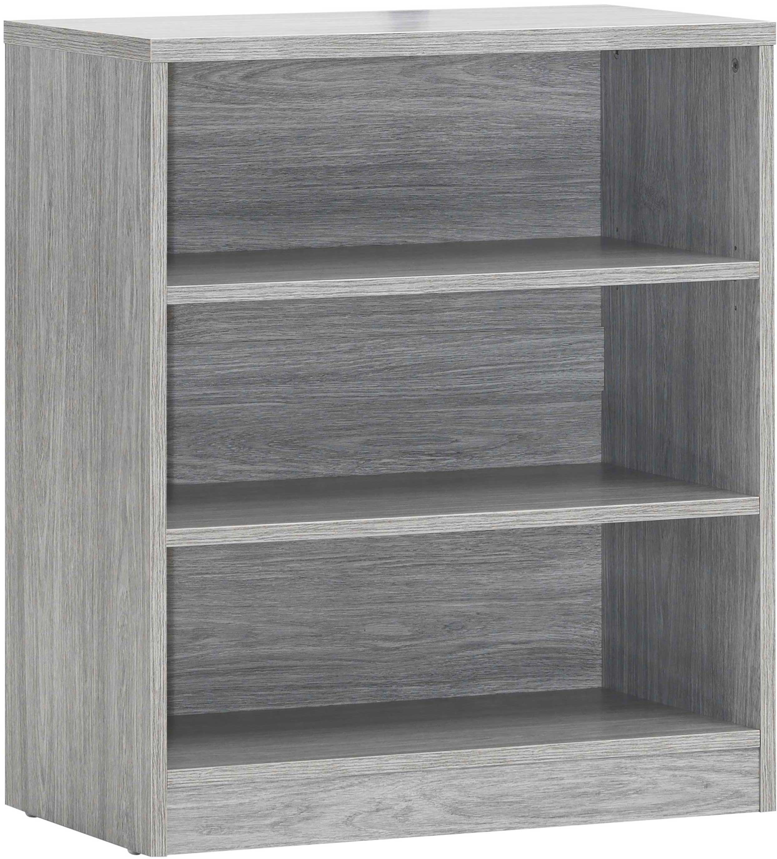 Bibliothèque Spacio 72cm à 2 tablettes - chêne gris - Image 2