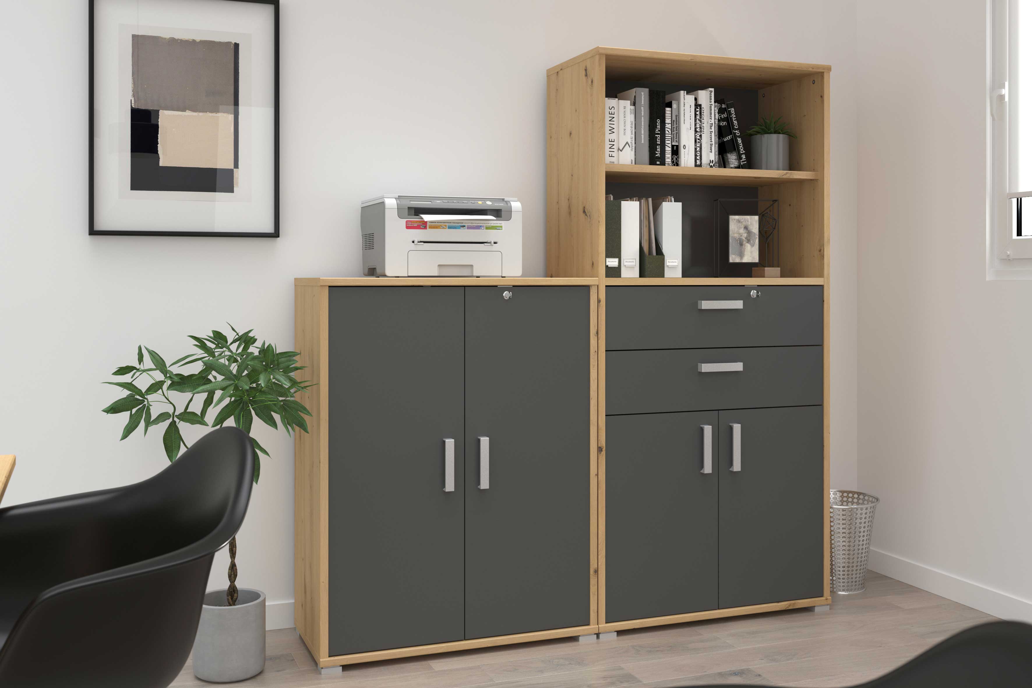 Bibliothèque The Office 5 niches - Image 3