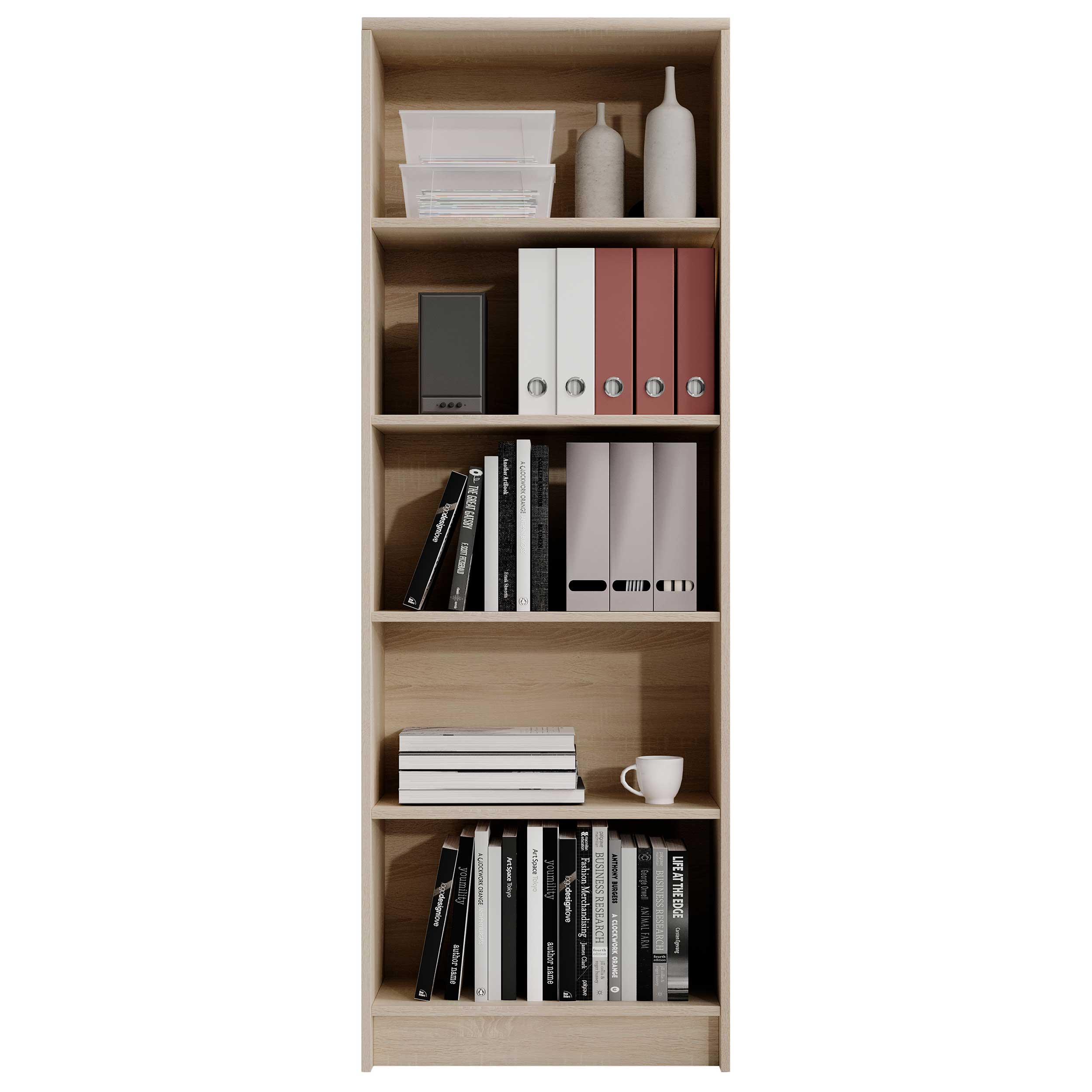 Bibliothèque Viviane 60x172cm - chêne - Image 6