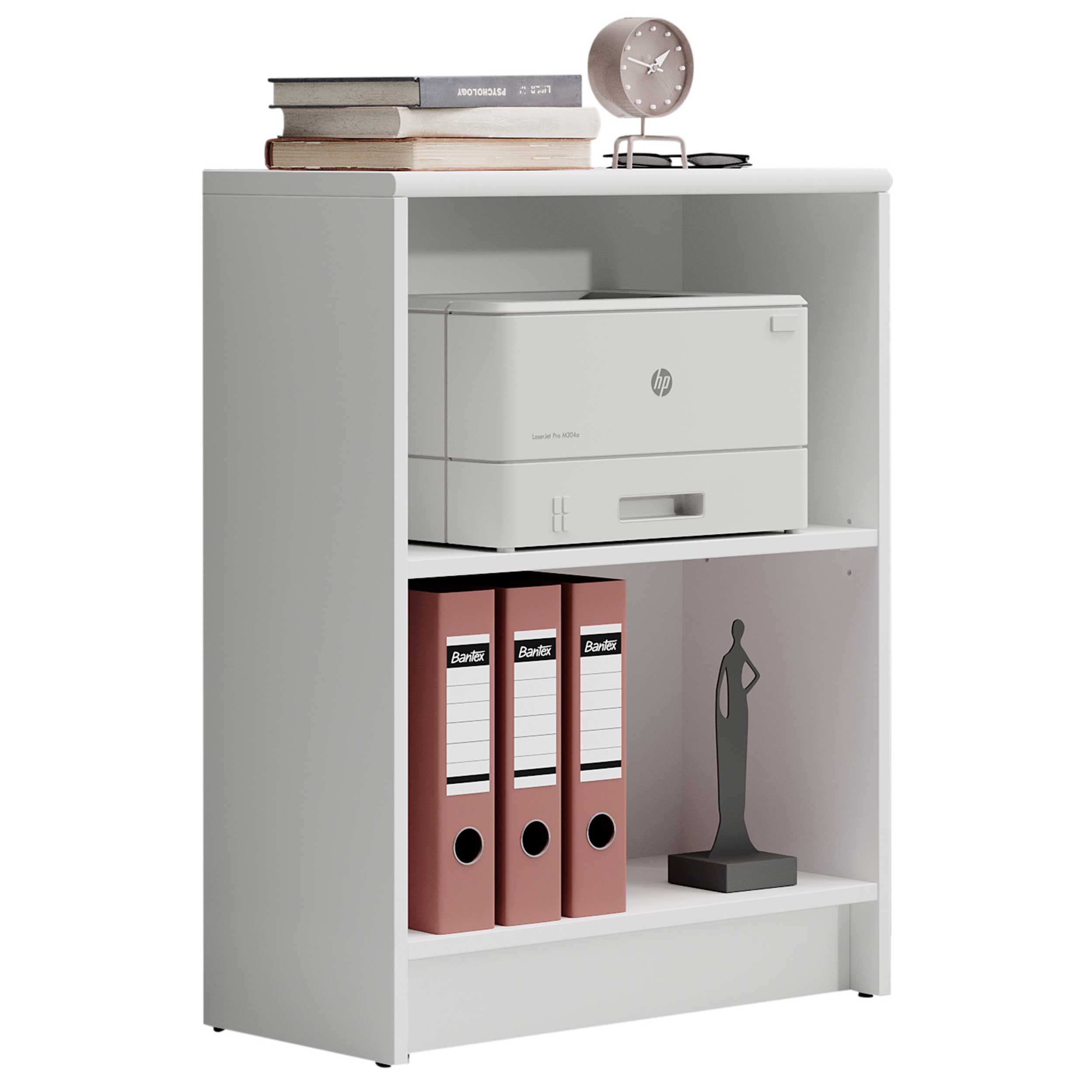 Bibliothèque Viviane 78x60 cm - blanc - Image 4