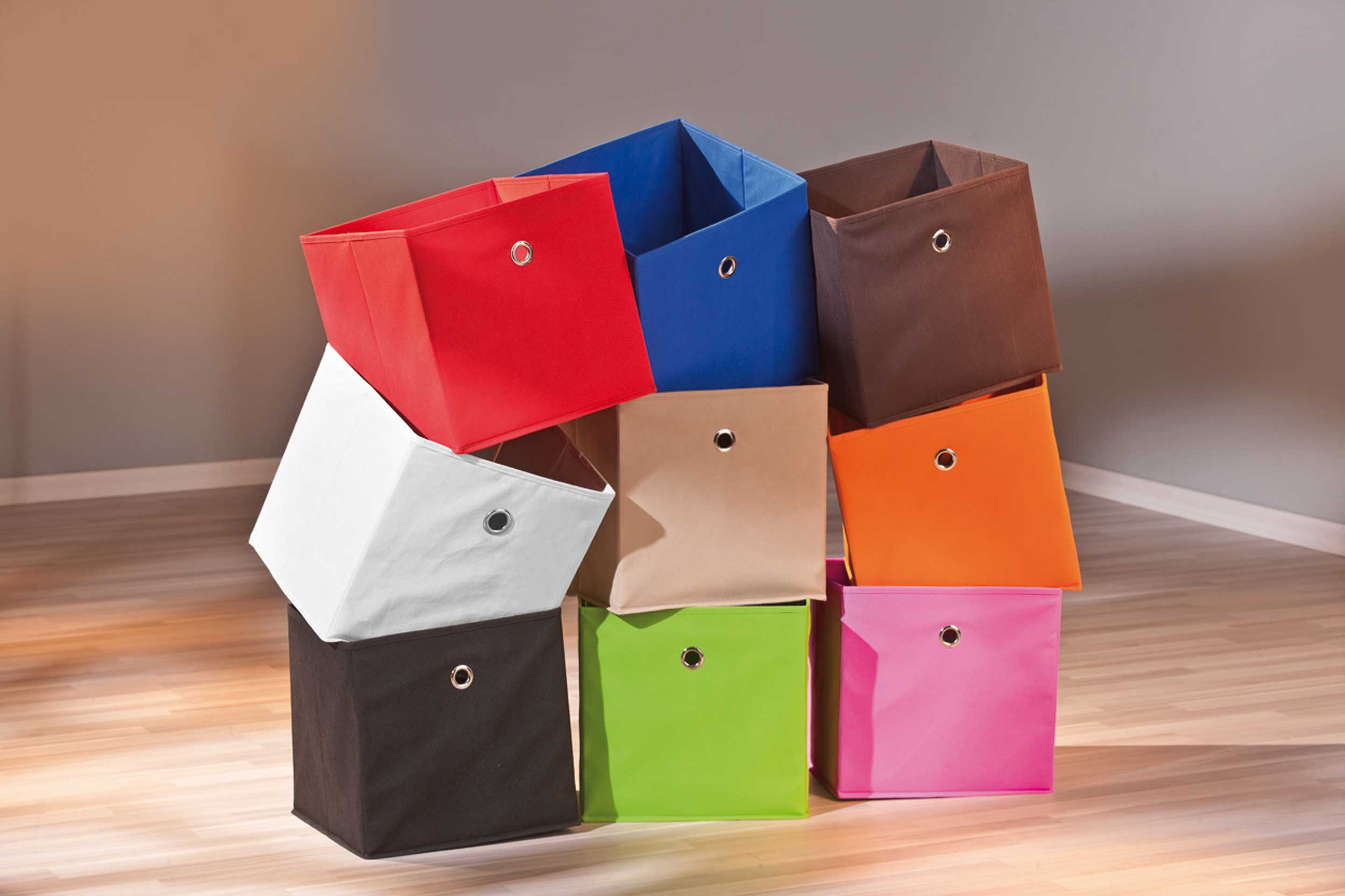 Boîte de rangement pliable Winny - bleu - Image 4