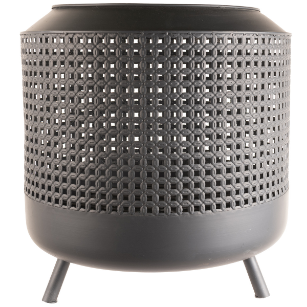 Brasero Cesta 50cm avec barbecue acier - noir - Image 6