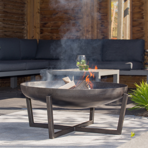 Brasero Tanya 86cm acier - noir - Image 2