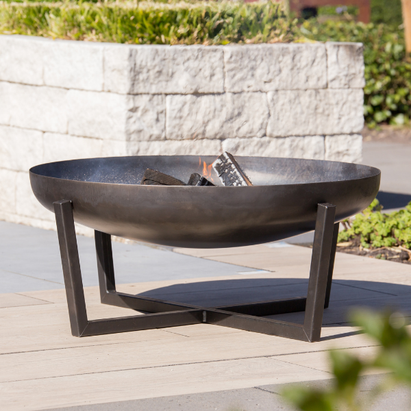 Brasero Tanya 86cm acier - noir - Image 3