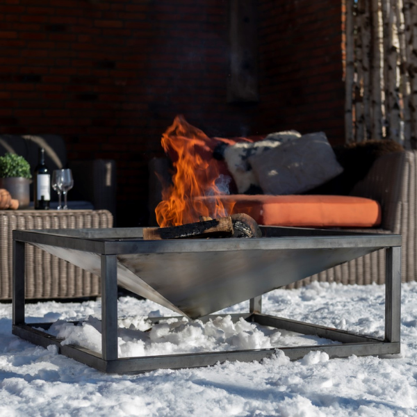 Brasero Thelmo 80cm acier - noir - Image 2