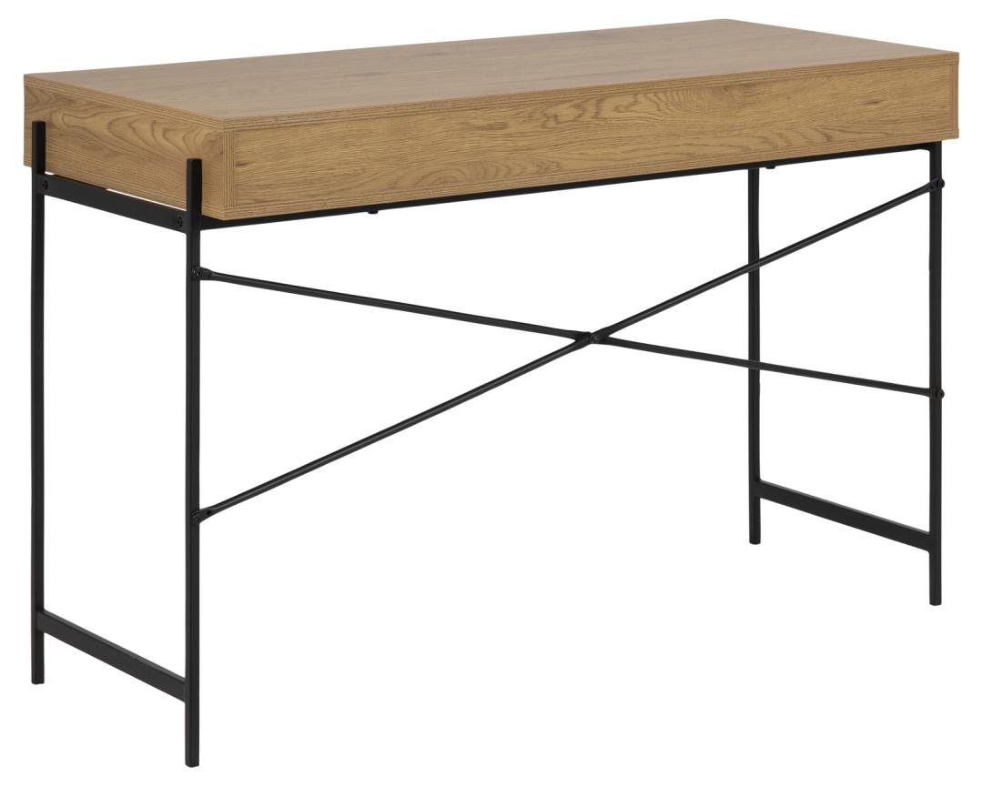 Bureau Angèle 110cm 1 porte - chêne sauvage - Image 6