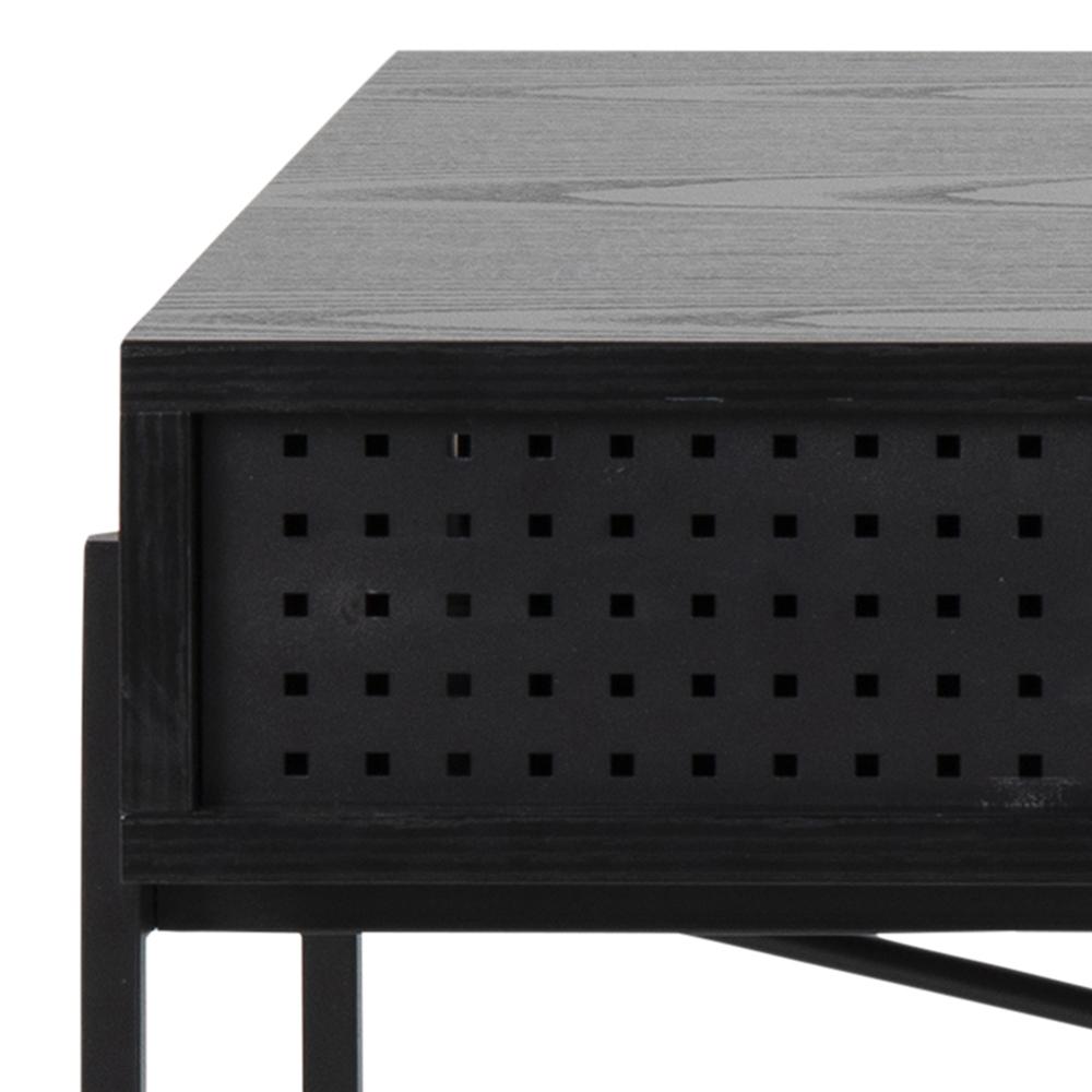 Bureau Angèle 110cm 1 porte - noir - Image 3