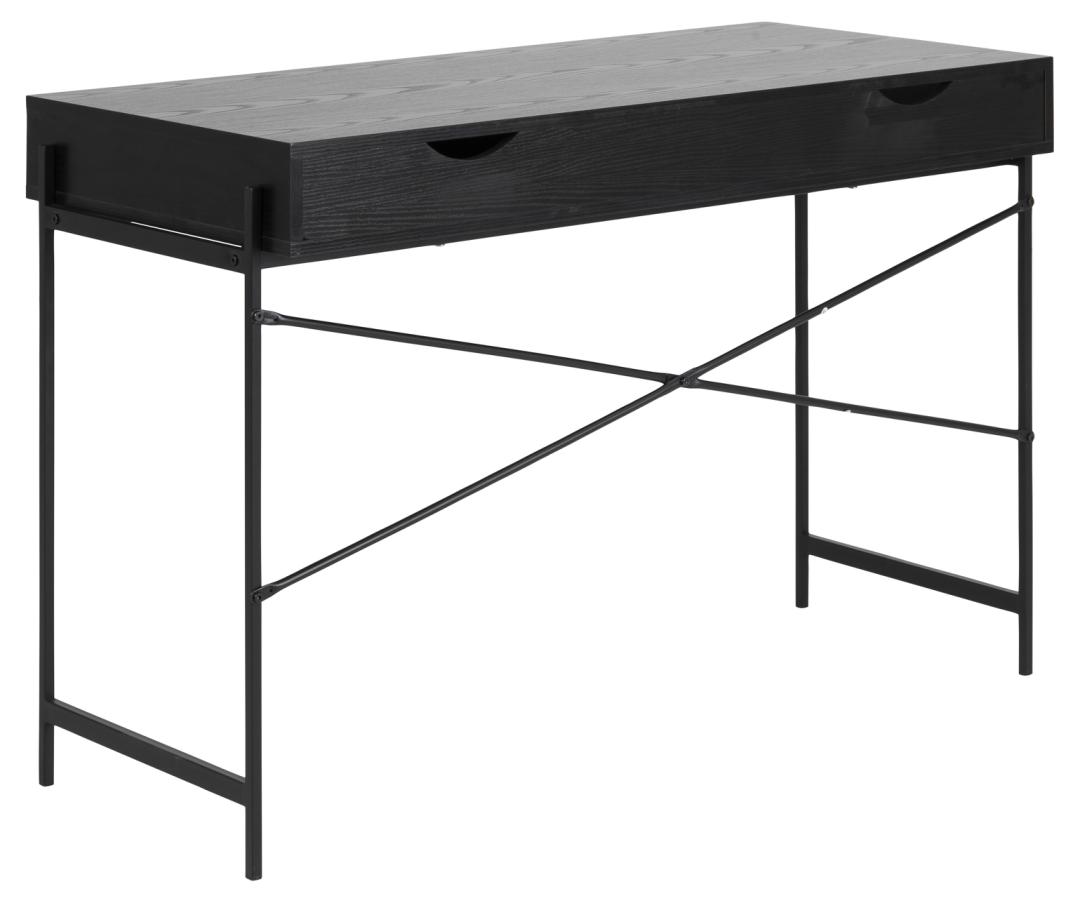 Bureau Angèle 110cm 1 porte - noir - Image 6