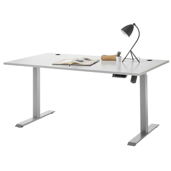 Bureau assis debout Sonra électrique - gris - Image 3