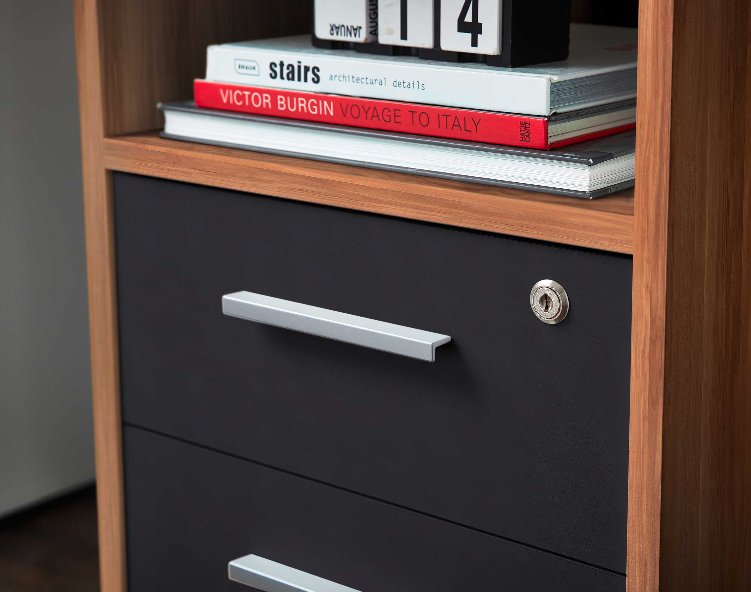 Bureau Beagle 145cm - noyer - Image 7