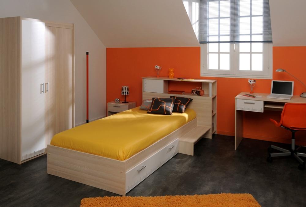 Bureau Carlos brun clair 109cm - brun - Image 4