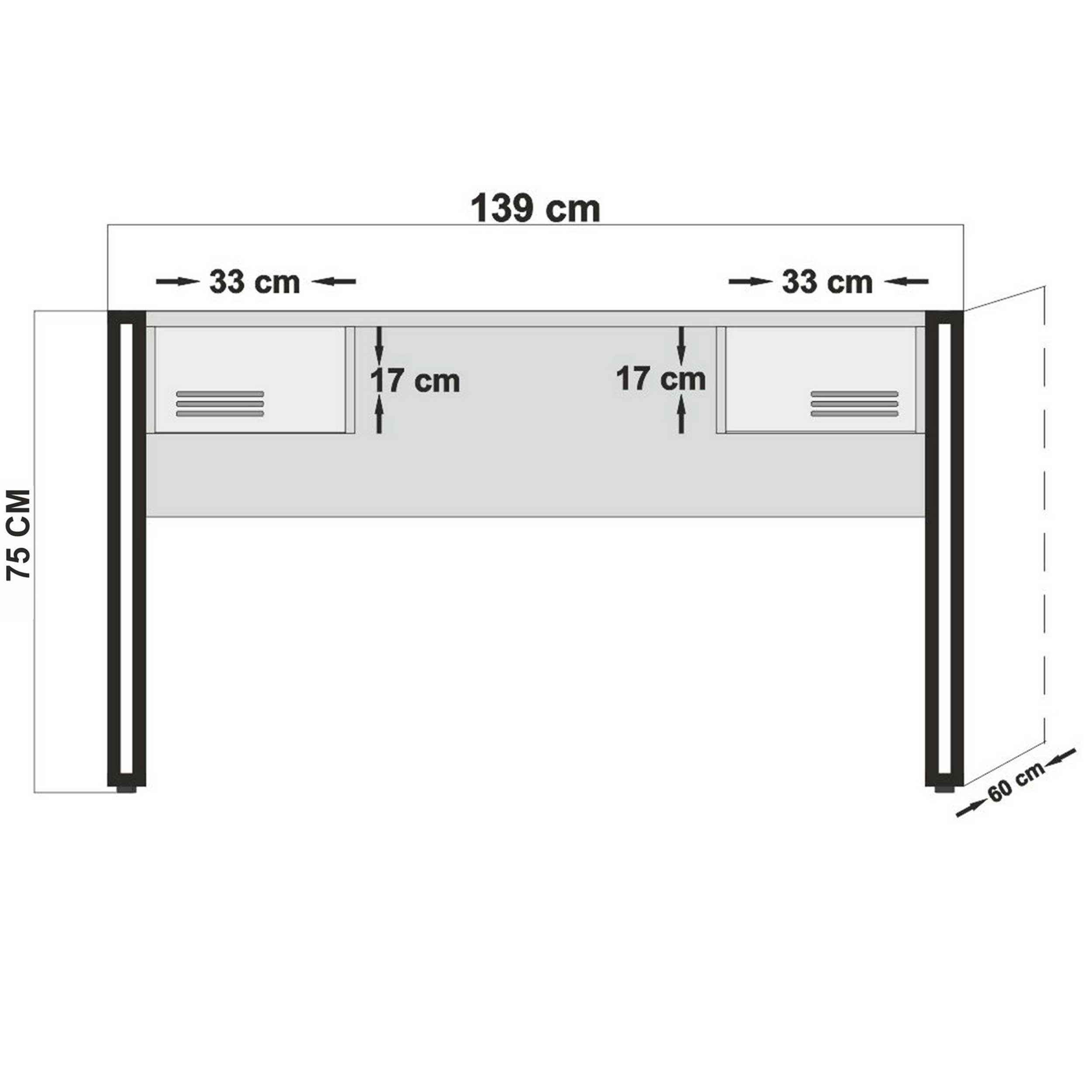 Bureau d'étude pour la créativité | mélaminé | pin atlantique noir - Image 2