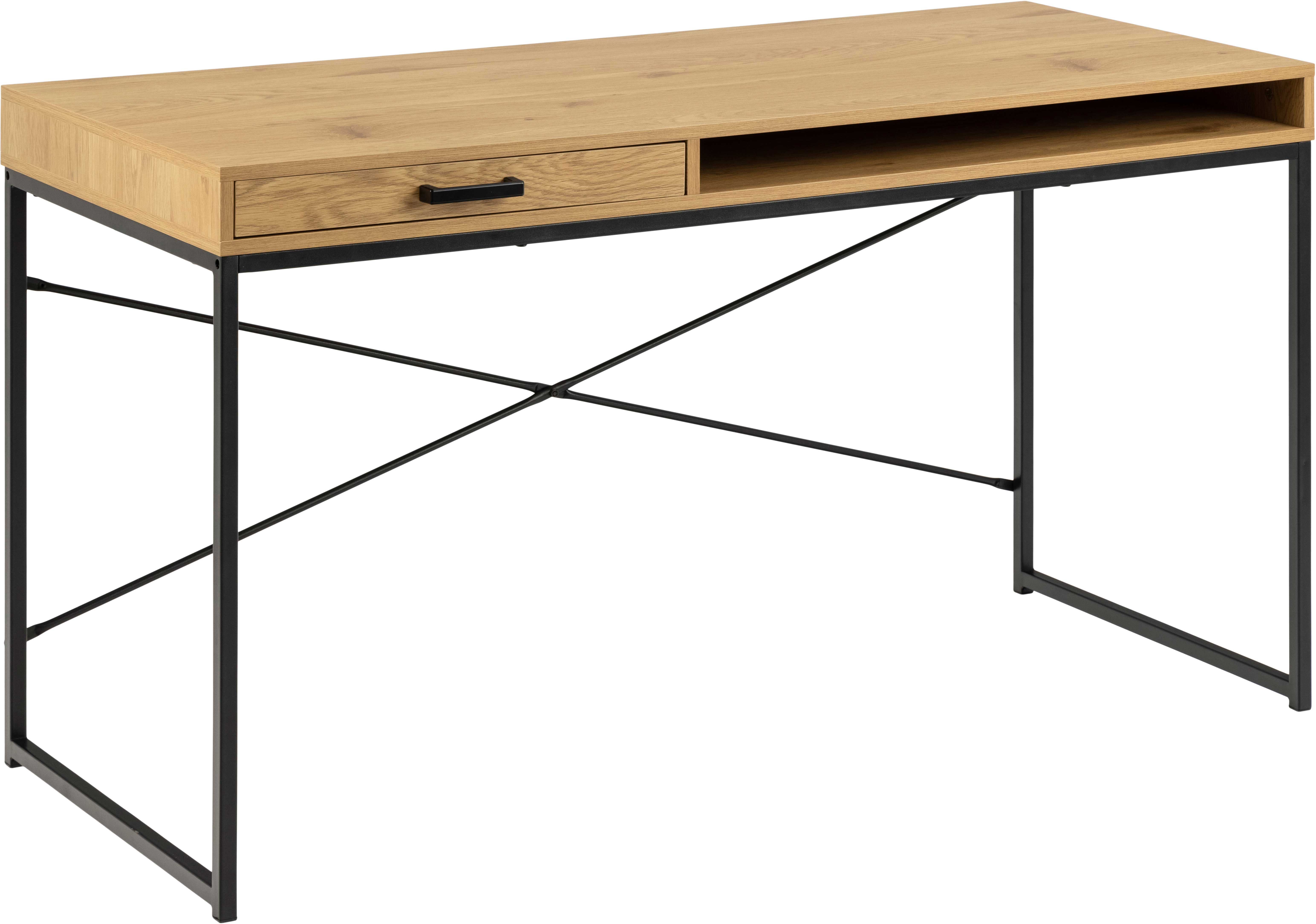 Bureau Dover avec tiroir - noir - Image 10