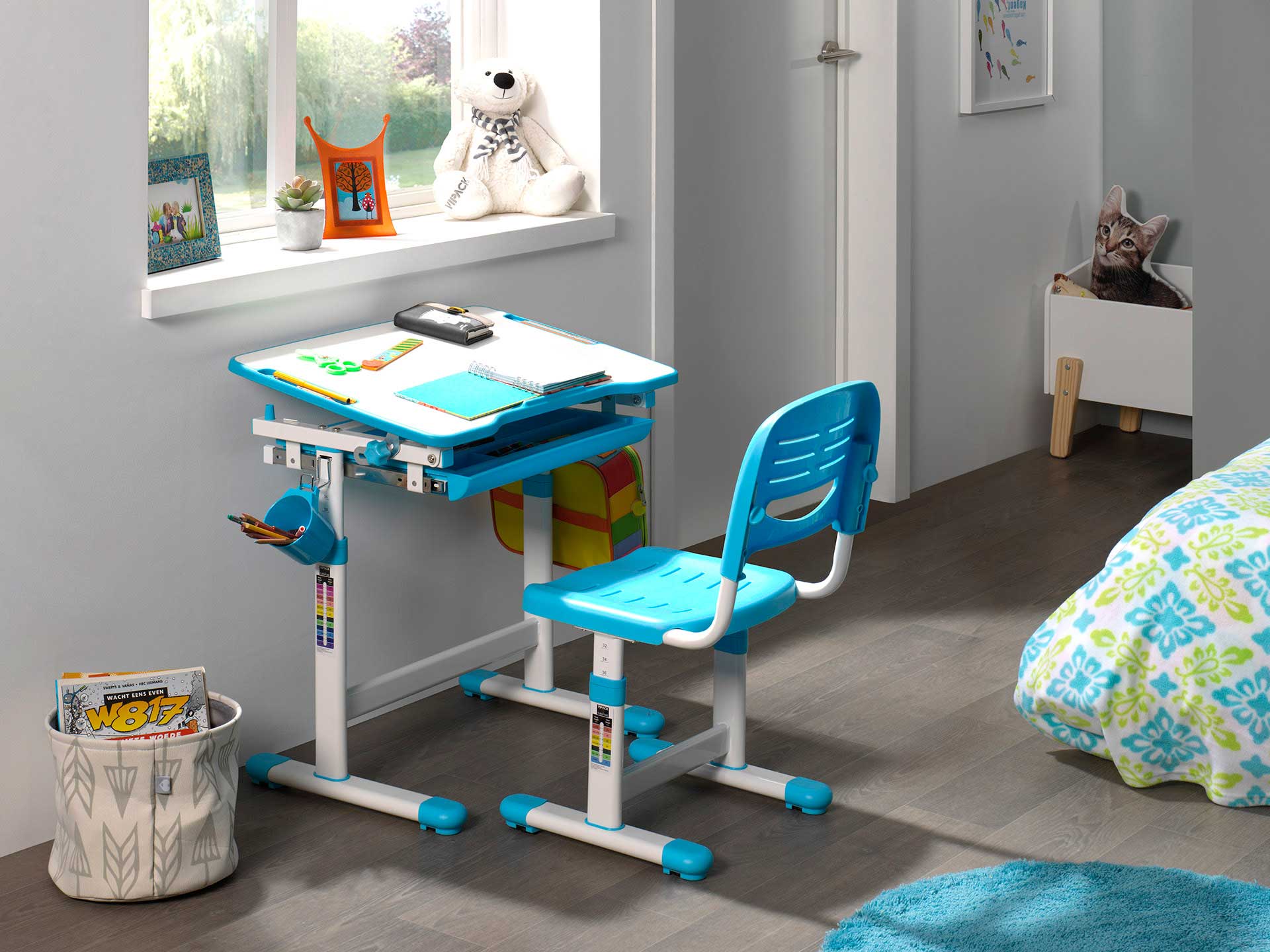 Bureau enfant Comfortline 201 - bleu - Image 2