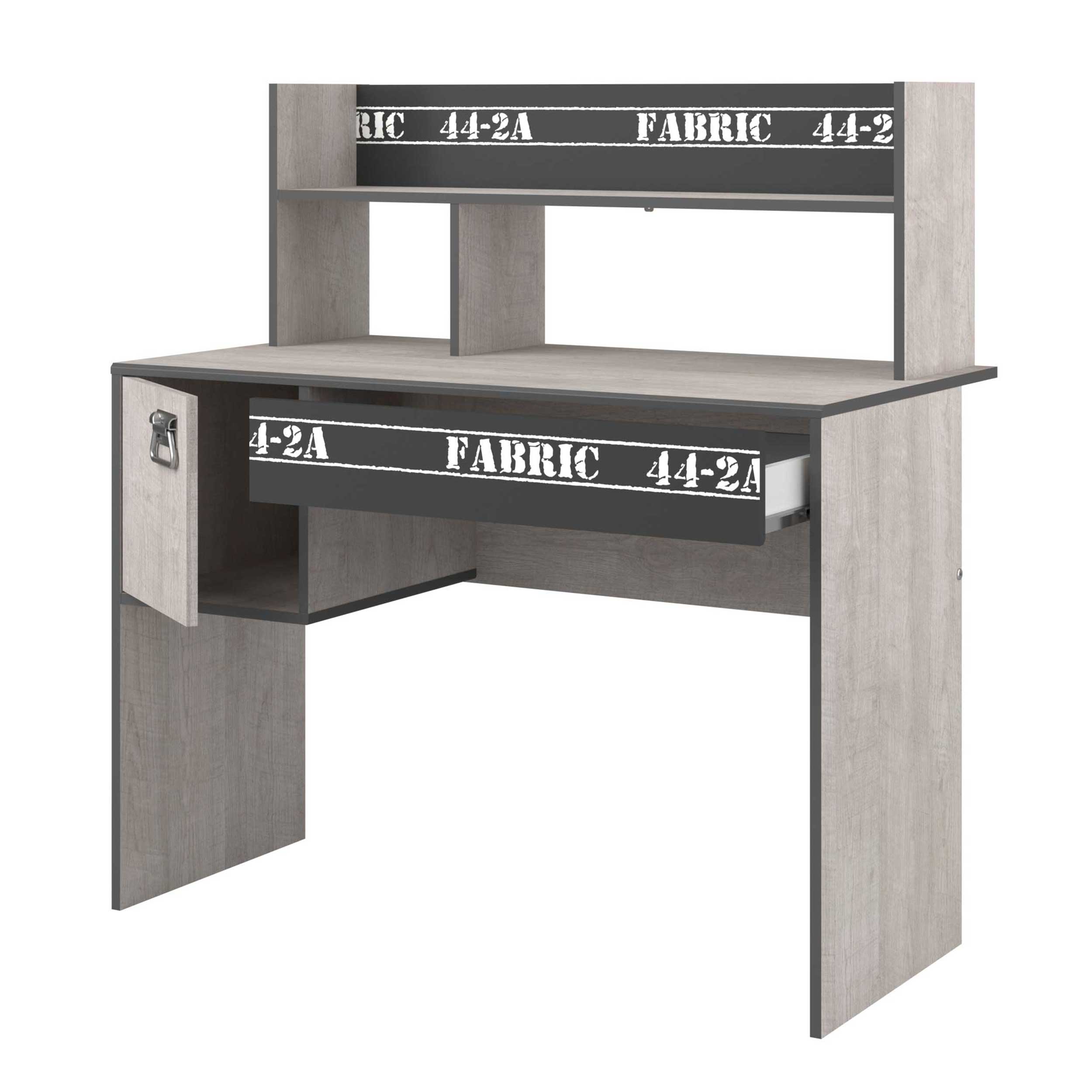 Bureau enfant Fabien Industriel - gris - Image 8